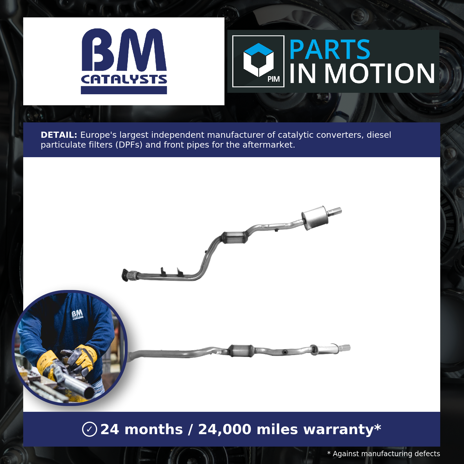 BM Catalysts Catalytic Converter Type Approved BM92053H [PM1999234]
