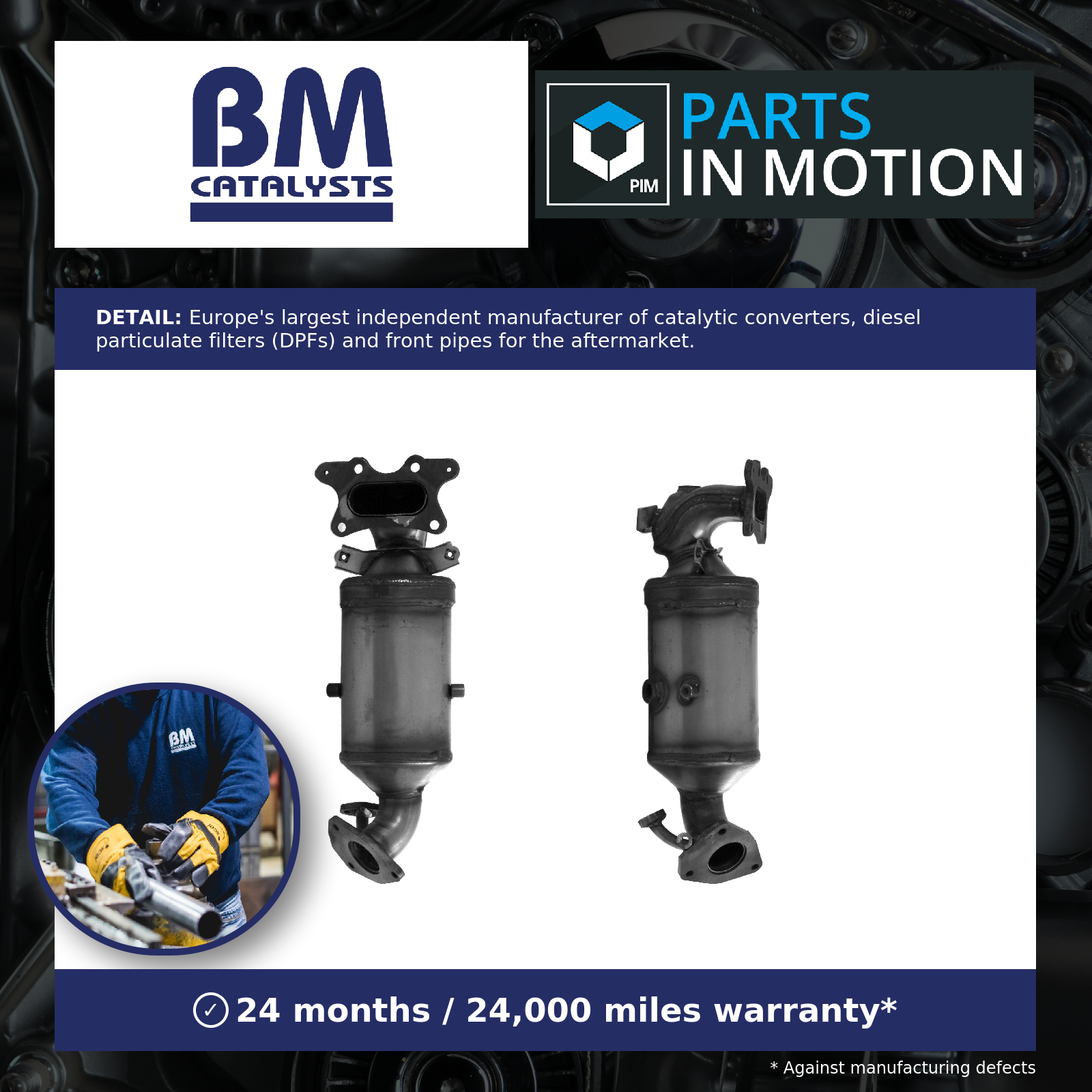 BM Catalysts Catalytic Converter Type Approved BM92118H [PM2038053]