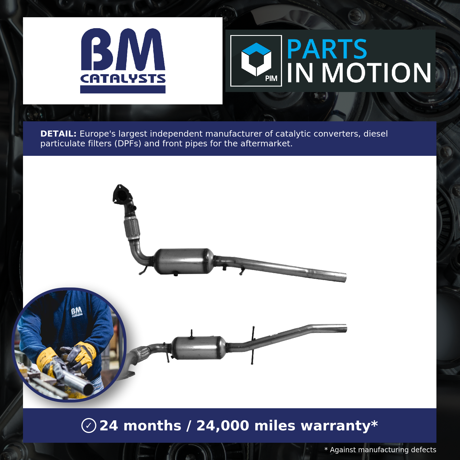 BM Catalysts Catalytic Converter with DPF BM11259H [PM2087162]