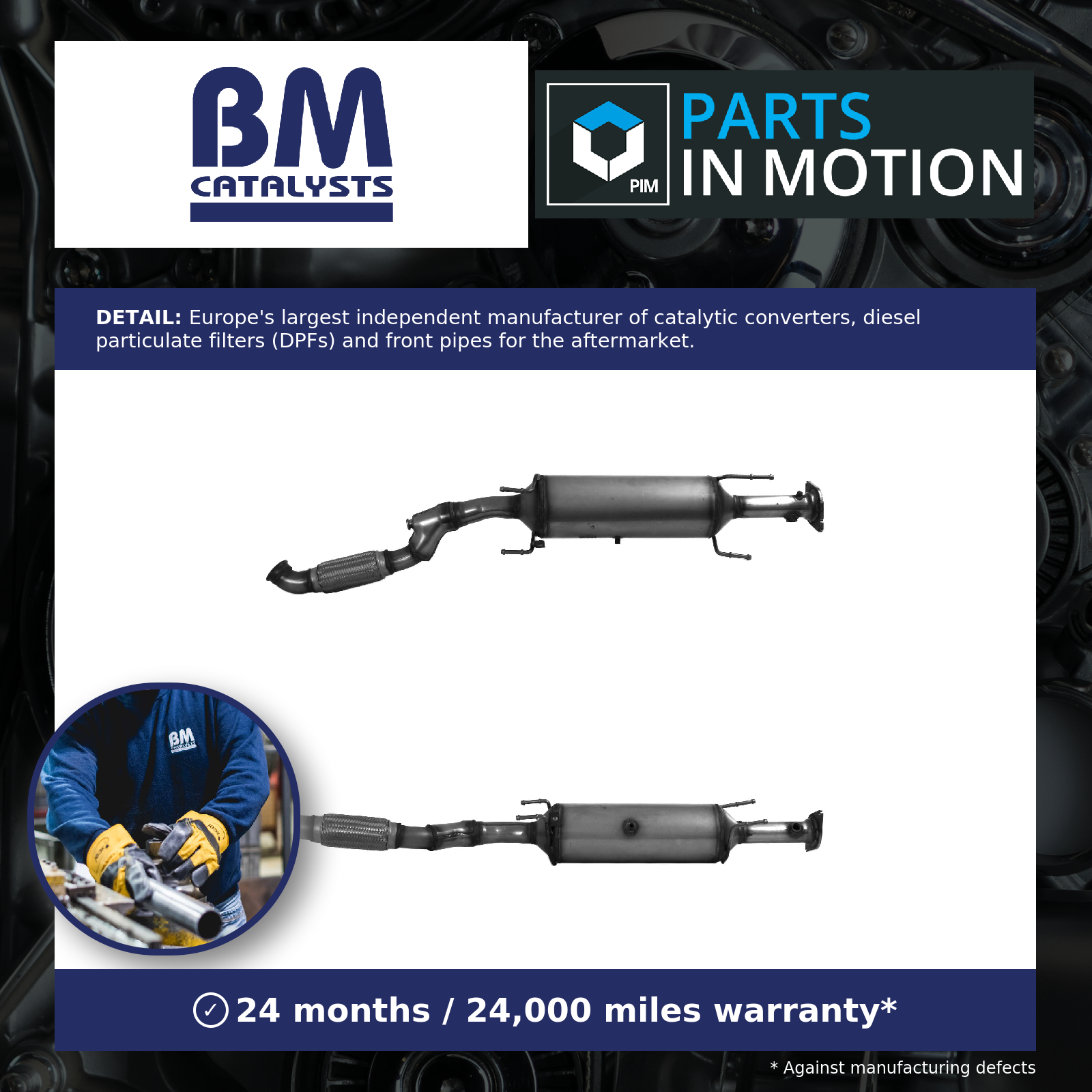 BM Catalysts Catalytic Converter Type Approved BM31282H [PM2593614]