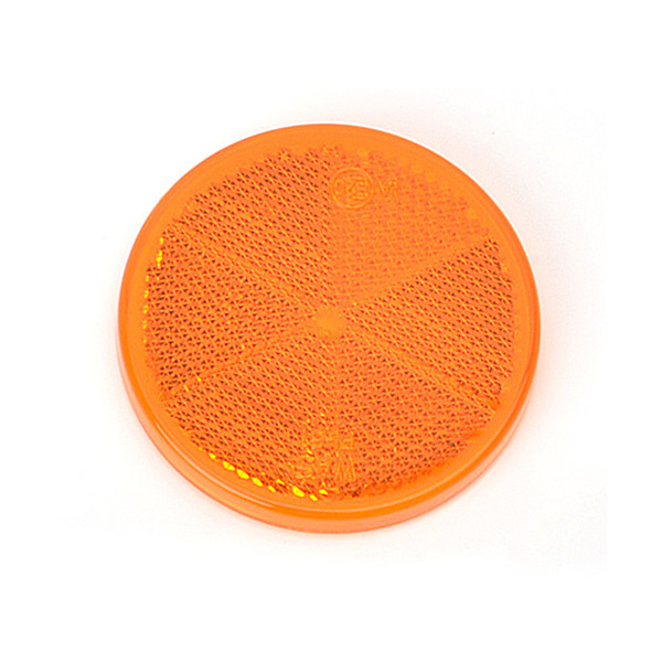 Maypole 1632 1632SSB WAS ROUND AMBER REFLECTOR SELF ADHESIVE