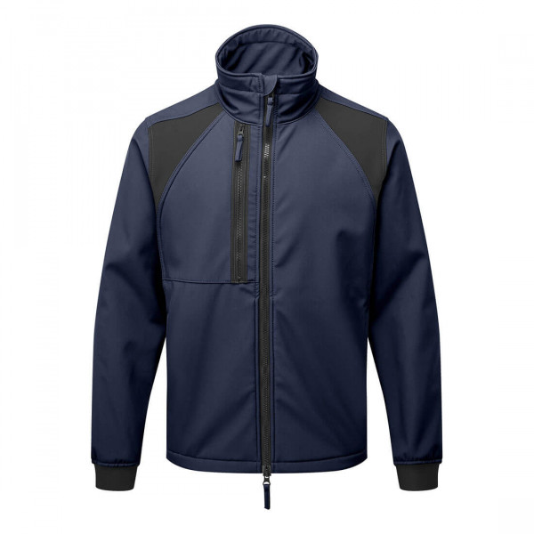 Portwest CD870NVRL CD870 - WX2 ECO SOFTSHELL JACKET NAVY