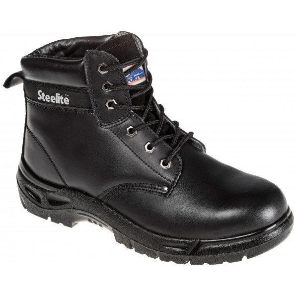Portwest FW03BKR39 STEELITE S3 WORK SAFETY BOOTS - UK 6