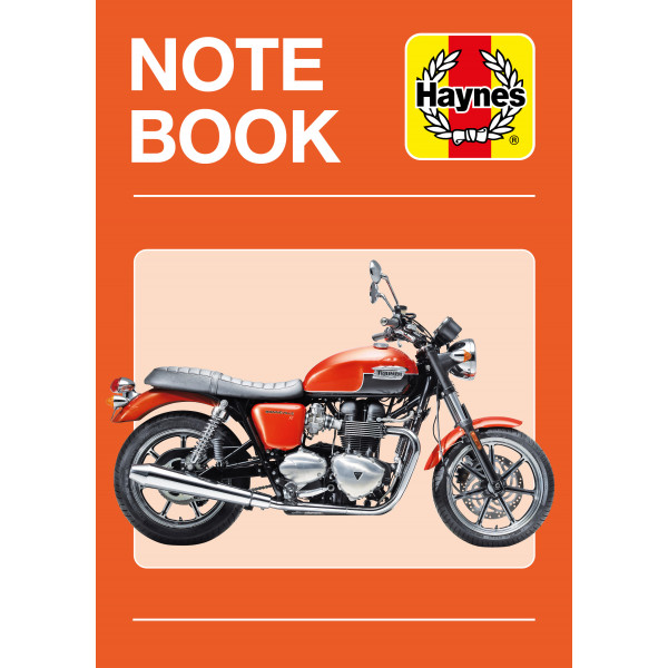 Haynes H6944 NOTE BOOK - MOTORCYCLE