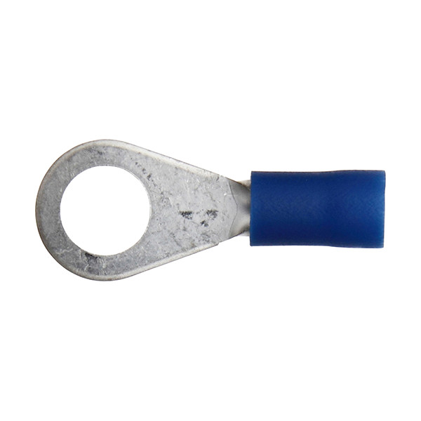 Workshop Warehouse ET26 TERMINALS BLUE RING 6.4MM (1/4)