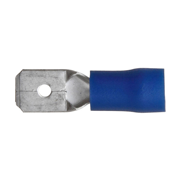 Workshop Warehouse ET37 TERMINALS BLUE PUSH-ON MALE 6.3MM