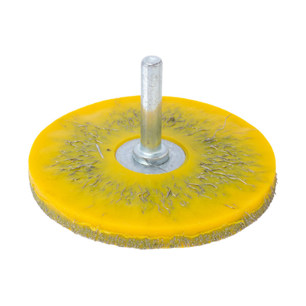 Abracs WB70 RUBBER-BONDED CIRCULAR SHAFT BRUSH (MULE SKINNER) 60MM