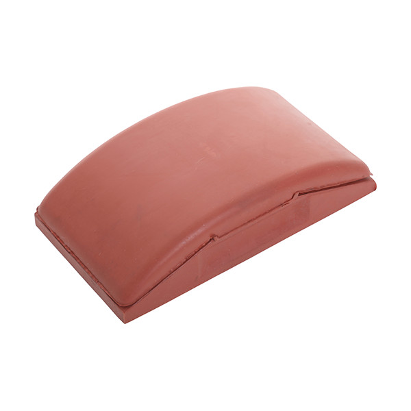 Workshop Warehouse WSD102 SANDING BLOCK - DENSE RED RUBBER 125X70MM