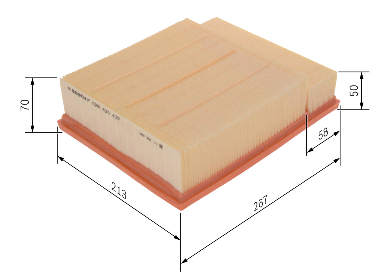 Bosch F026400437 Air Filter