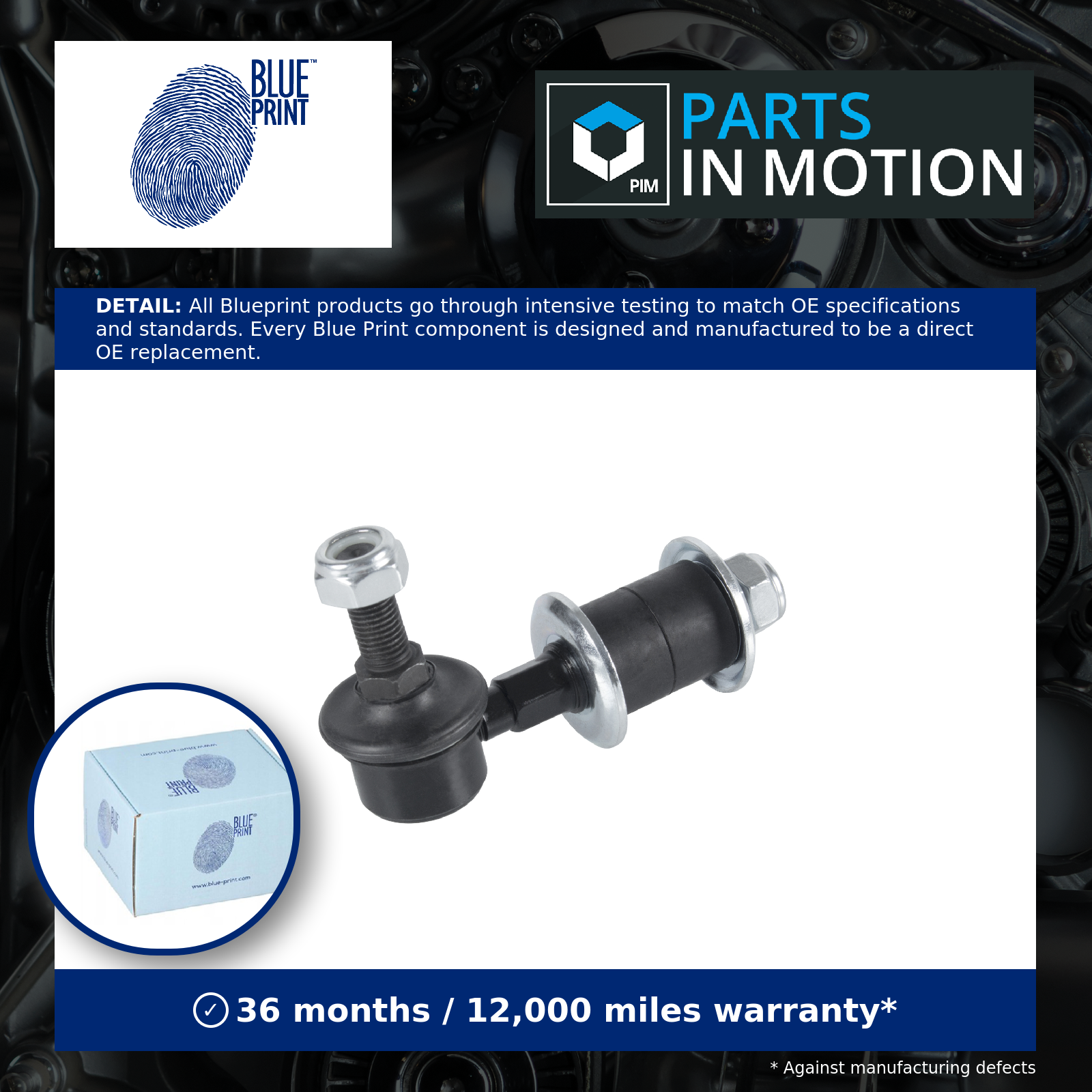 Blue Print Anti Roll Bar Link Front Left or Right ADK88502 [PM102904]