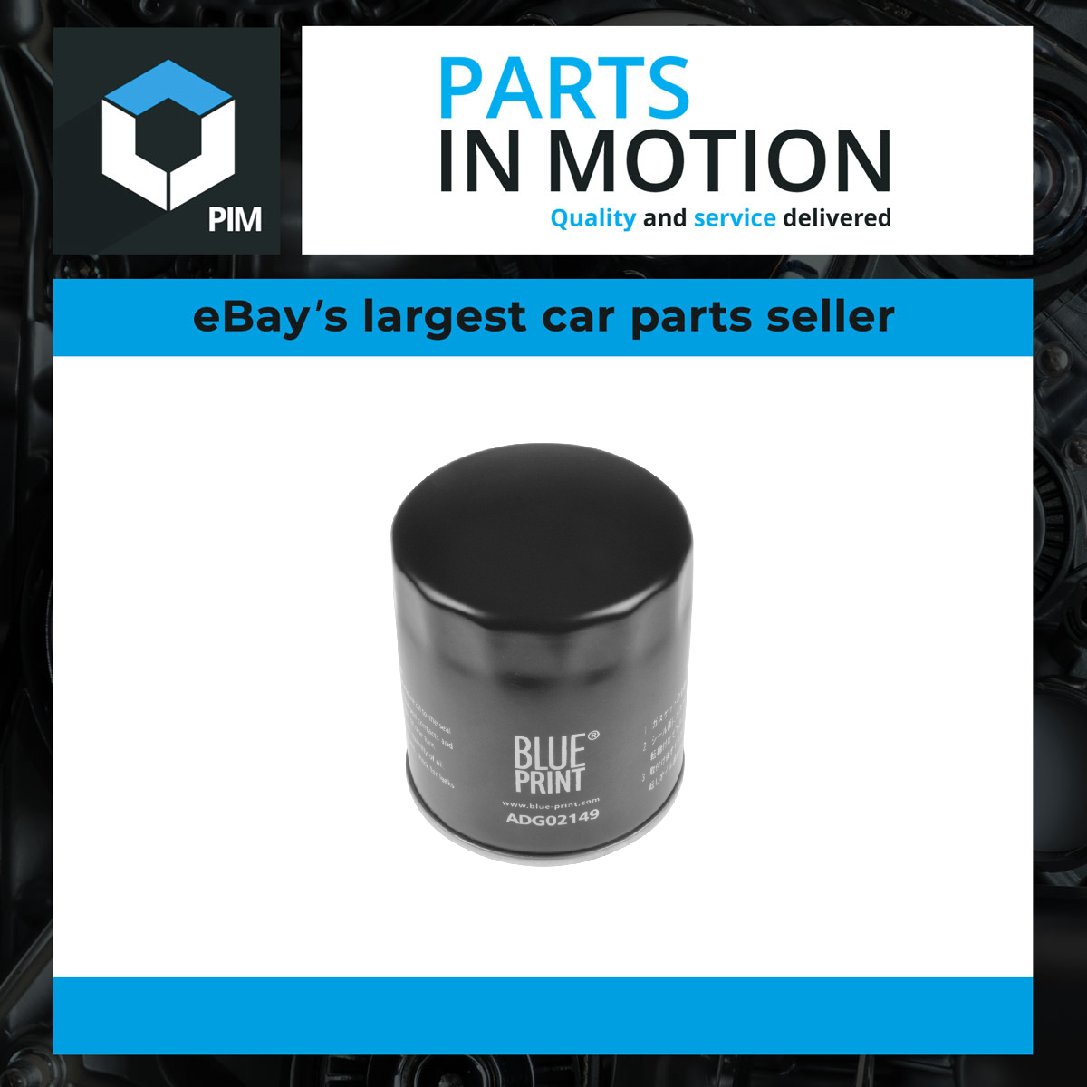 Oil Filter fits CHEVROLET EPICA KL1 2.5 06 to 11 Blue Print 25184029 96389188 - Image 3
