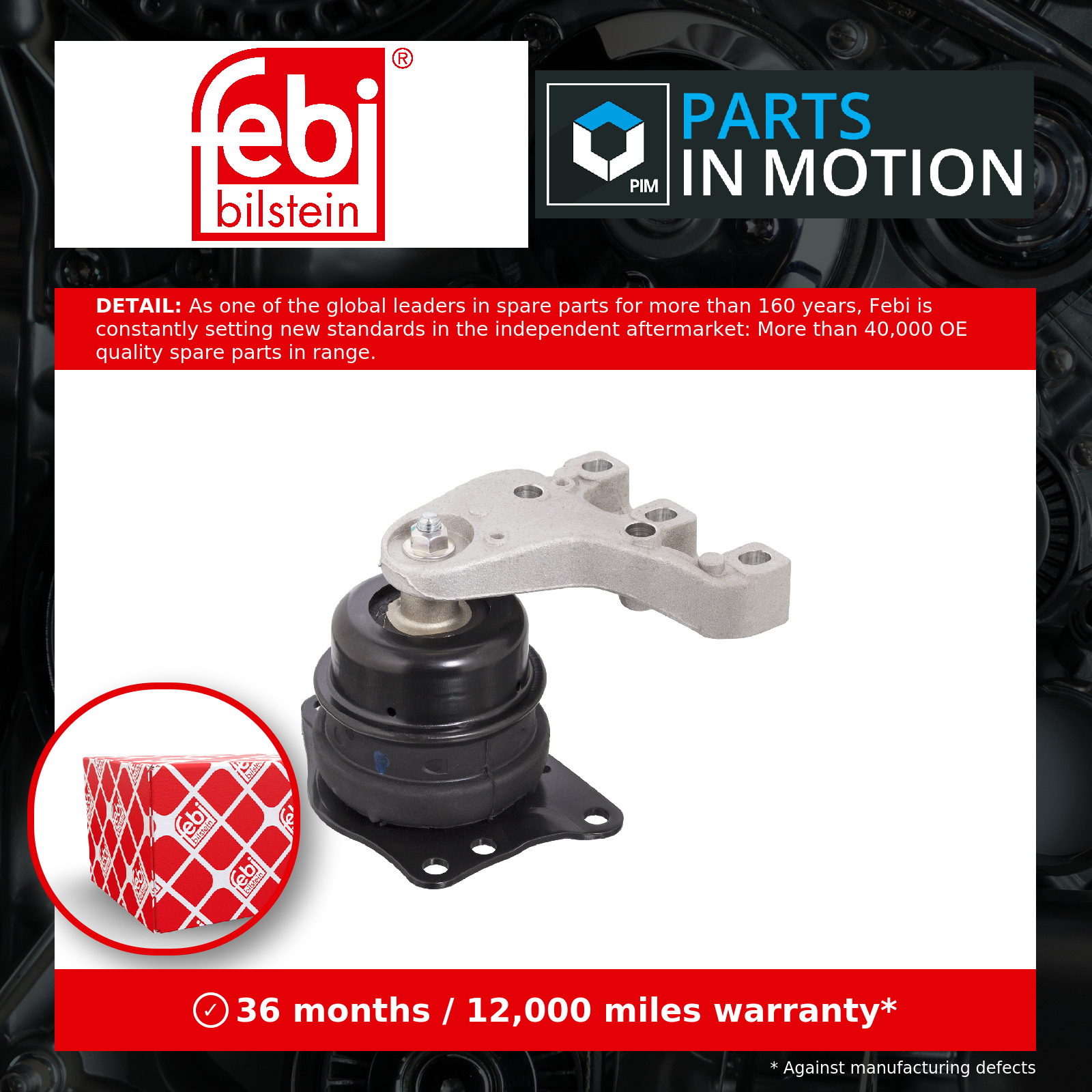 Febi Engine Mount Right 23880 [PM132212]