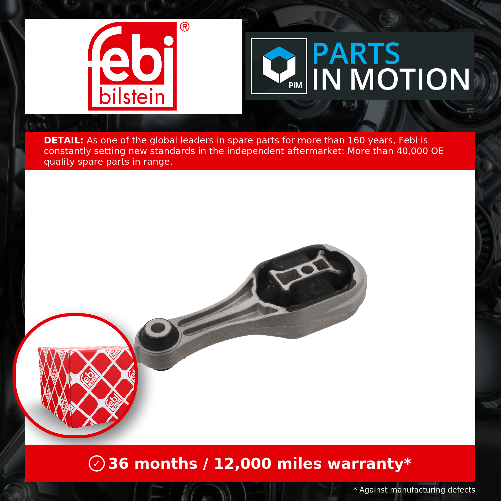 Febi Engine Mount Rear Lower 32778 [PM326466]