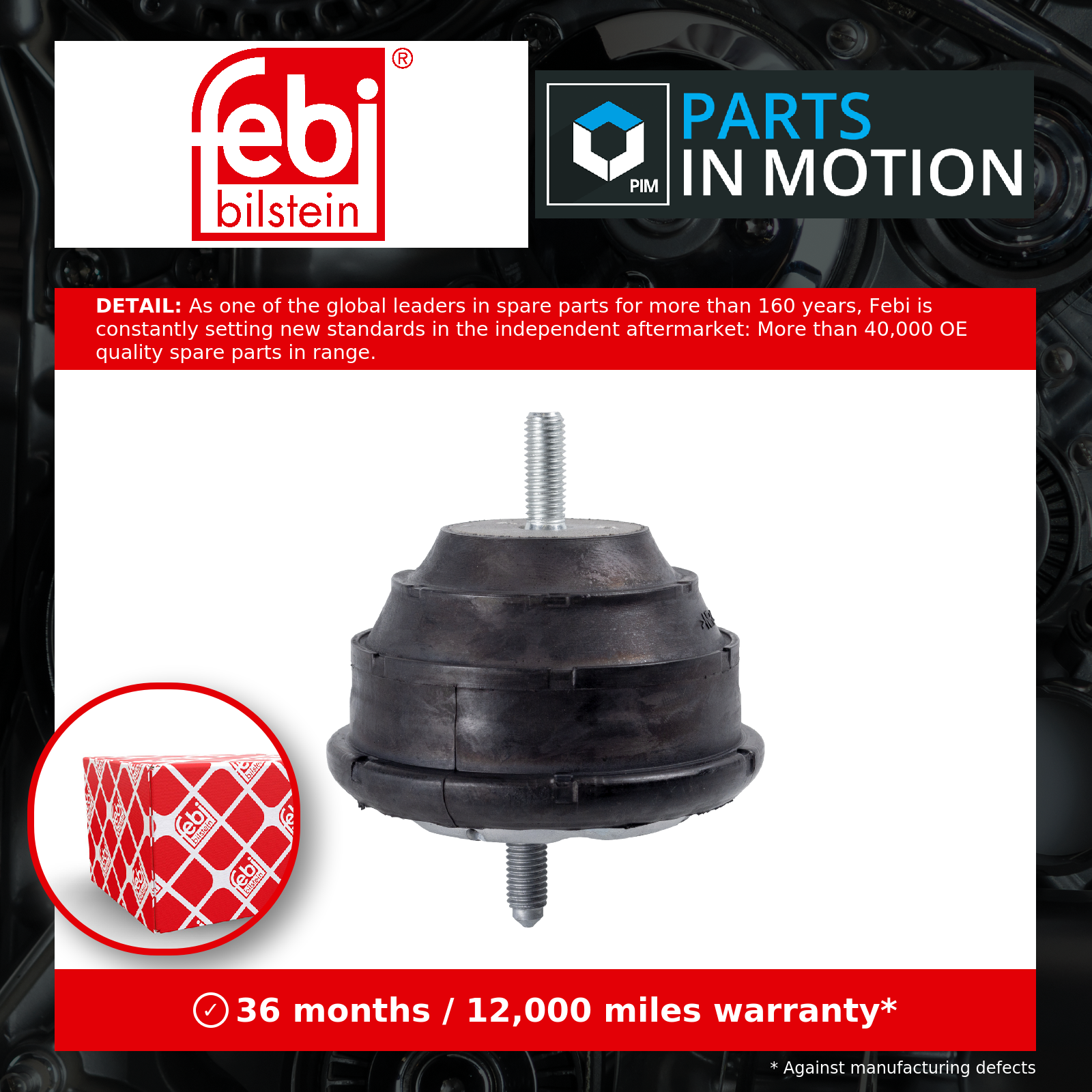 2x Febi Engine Mount 15660 [PM356149]