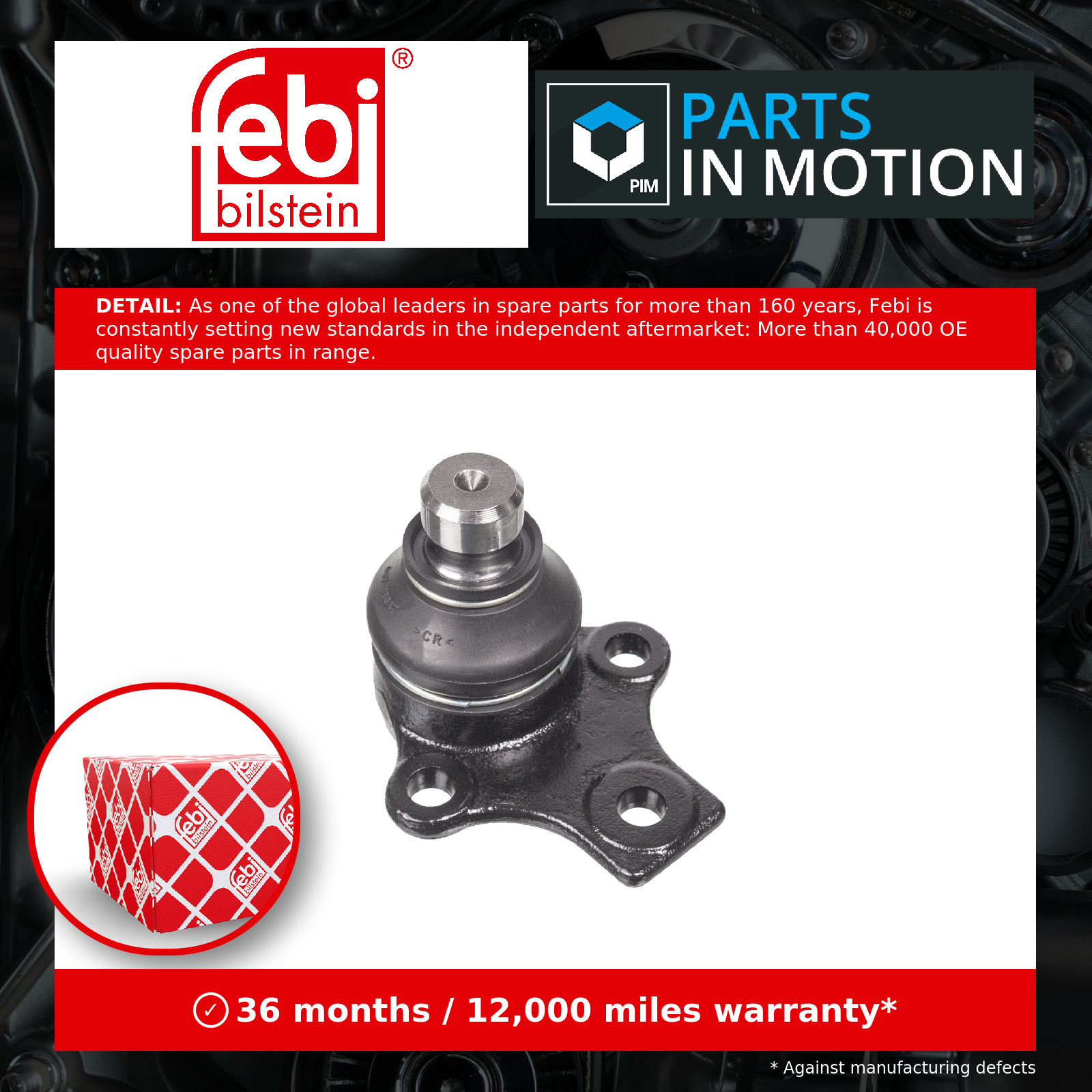 Febi Ball Joint Lower 02942 [PM409084]