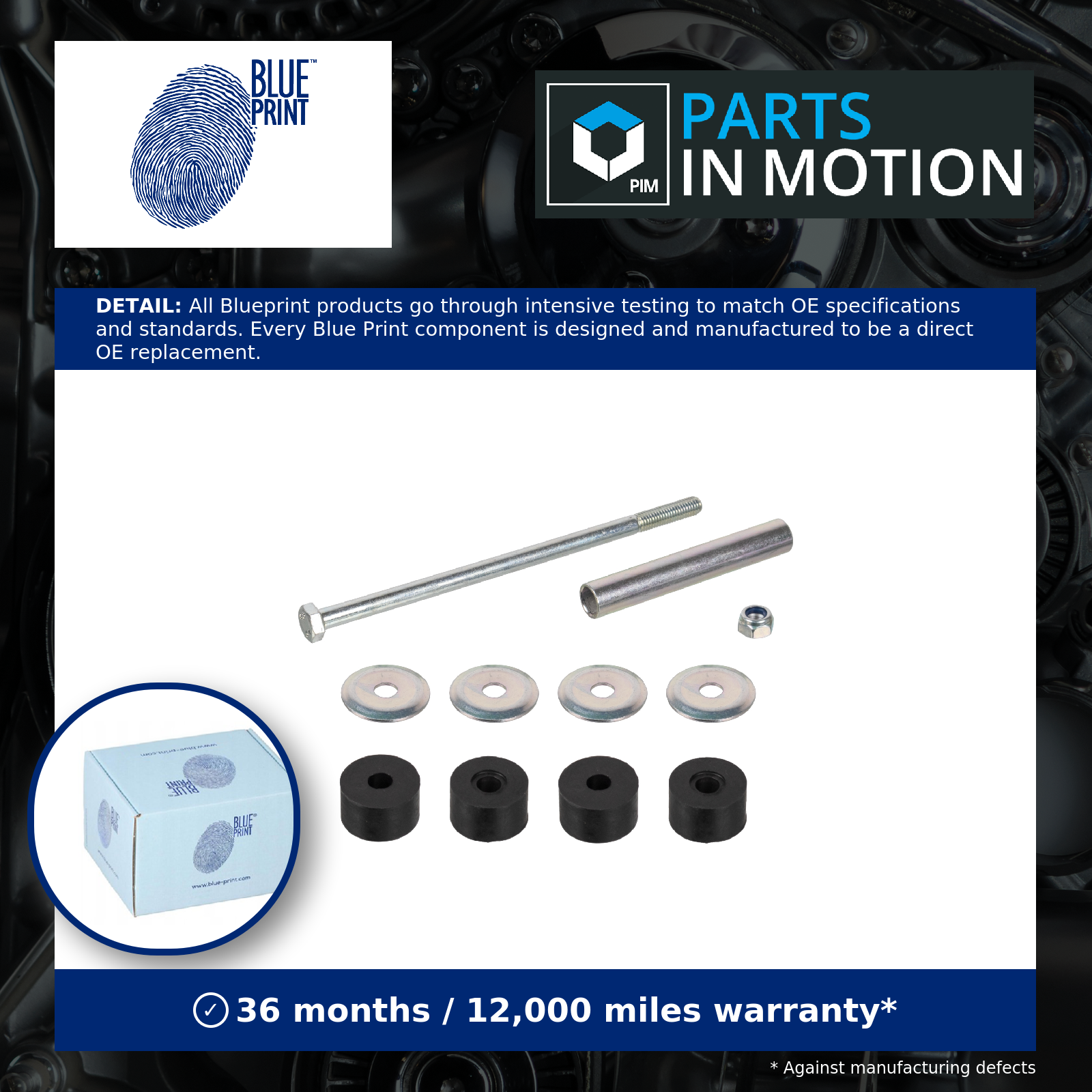 Blue Print Anti Roll Bar Link Rear Left or Right ADM58535 [PM450362]