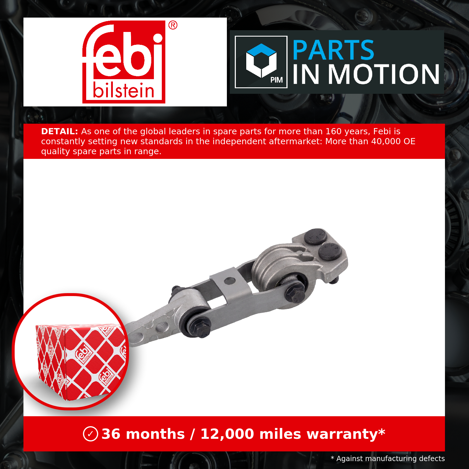 Febi Engine Mount Front Lower 22711 [PM459690]