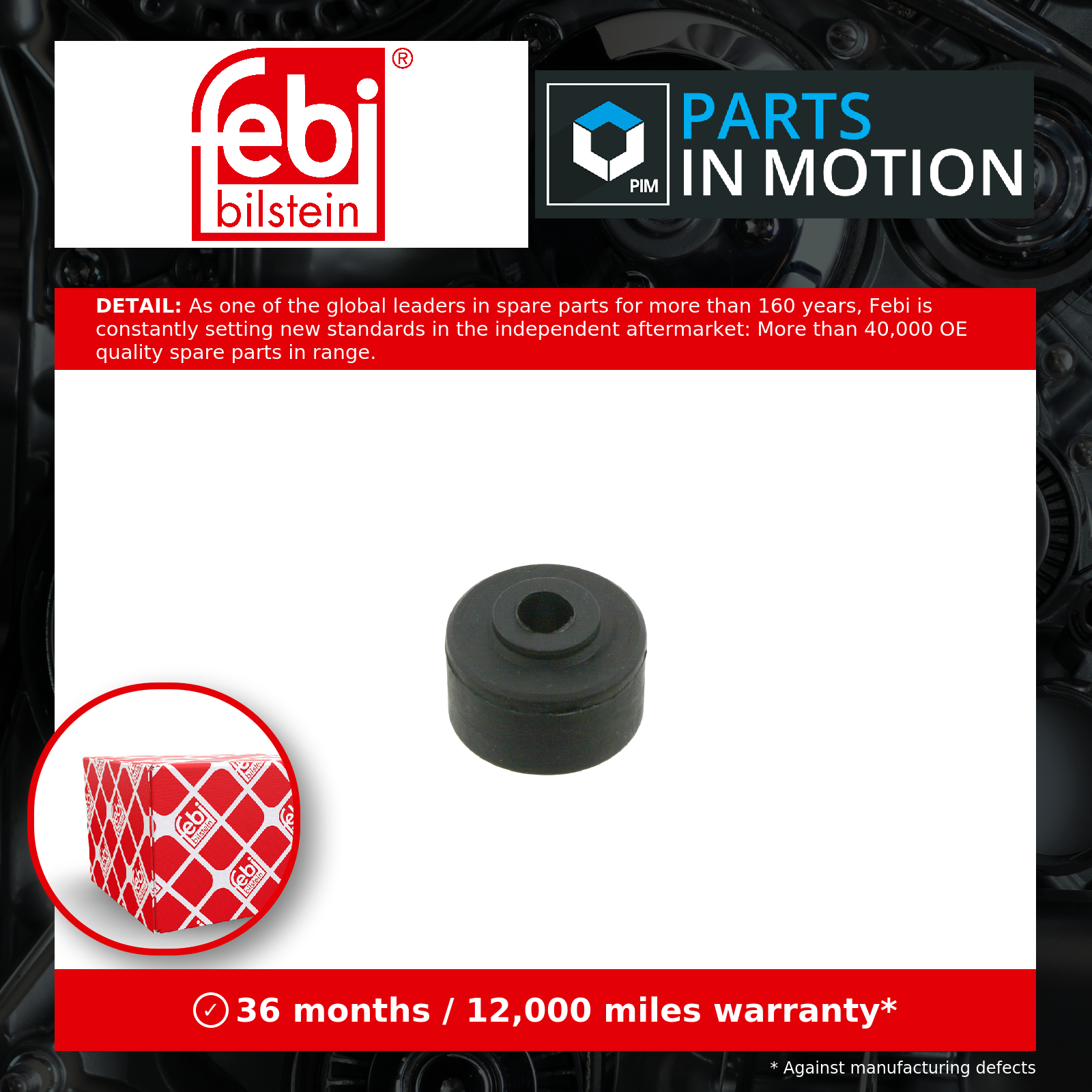 Febi Anti Roll Bar Bush Front 03212 [PM493549]