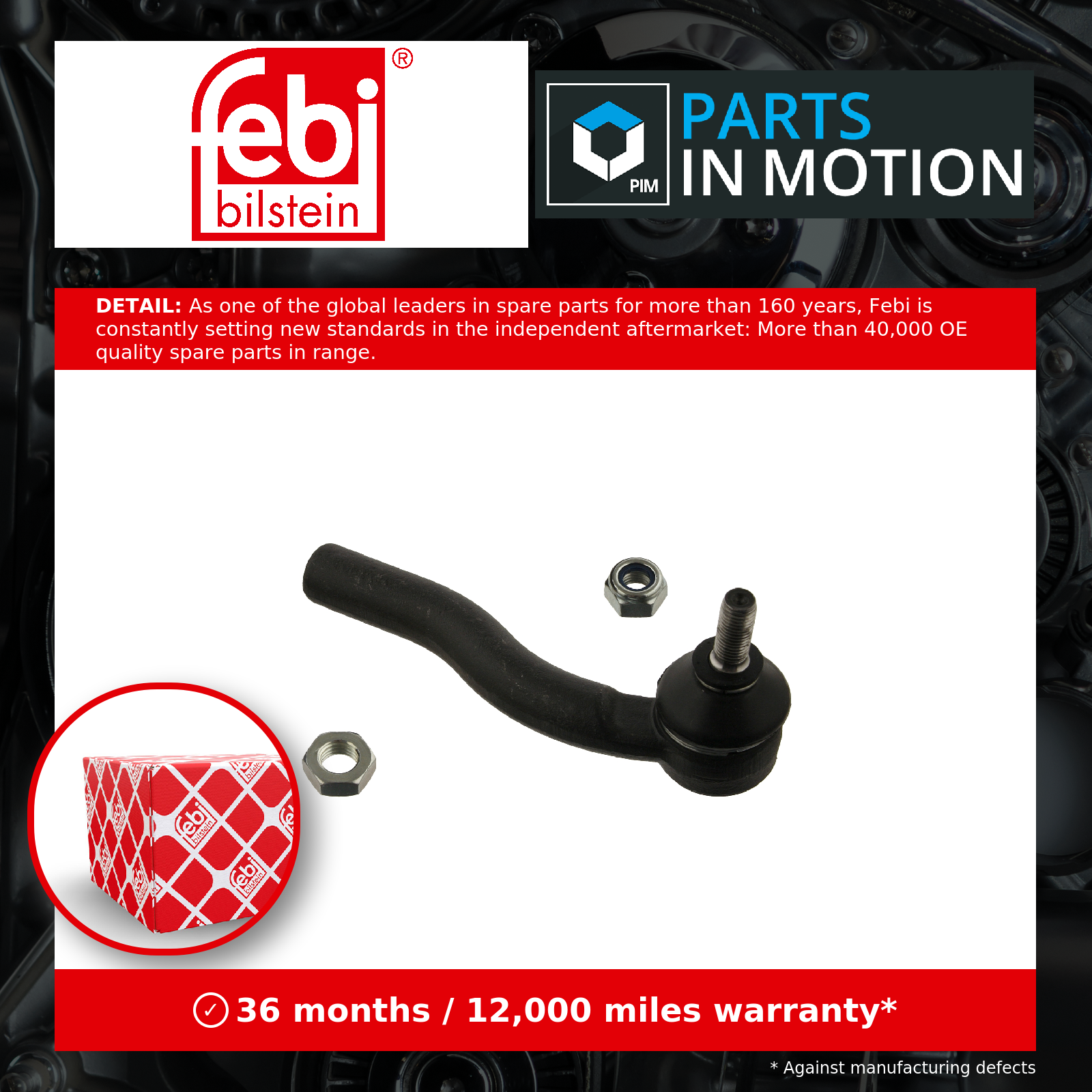 Febi Tie / Track Rod End Right 22909 [PM494020]