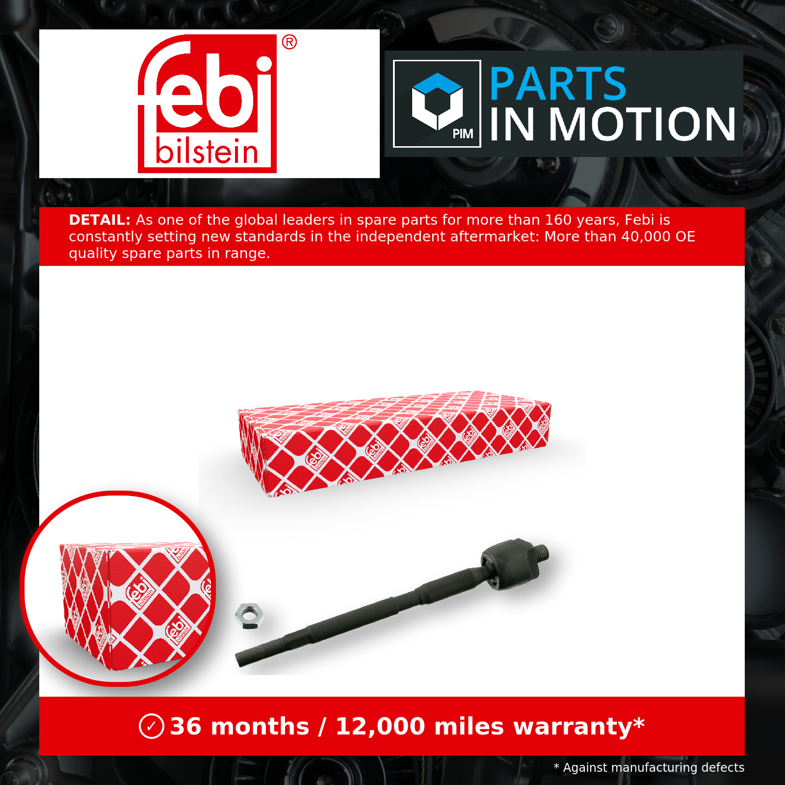 Febi Inner Rack End Left or Right 27968 [PM494372]