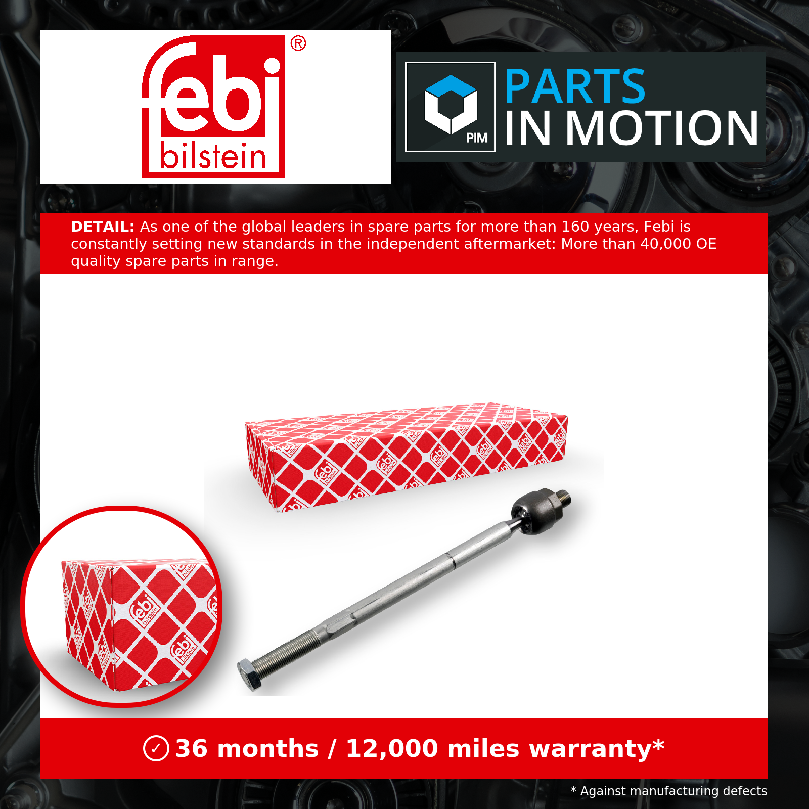 Febi Inner Rack End Left or Right 26045 [PM494782]