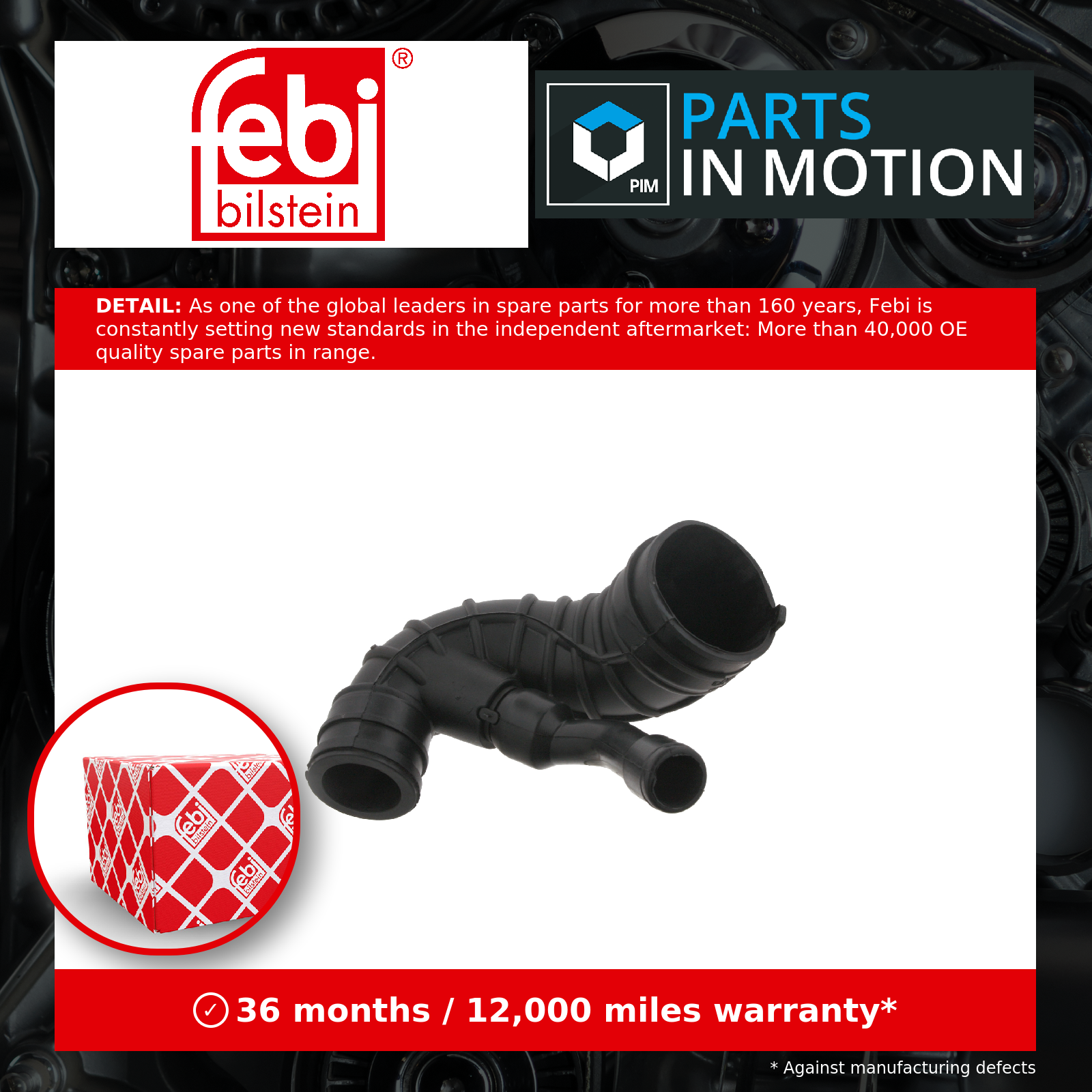 Febi Air Filter Hose 32769 [PM538188]