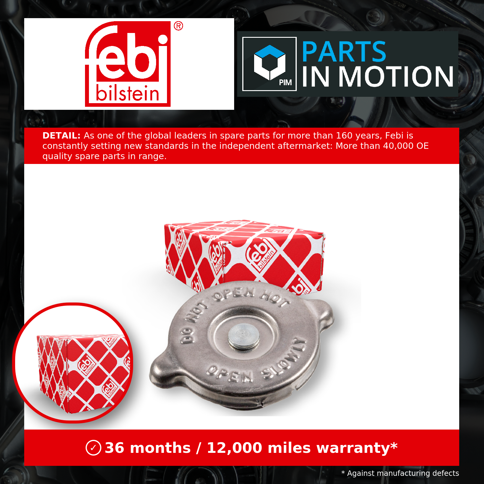 Febi Radiator Cap 02359 [PM548950]