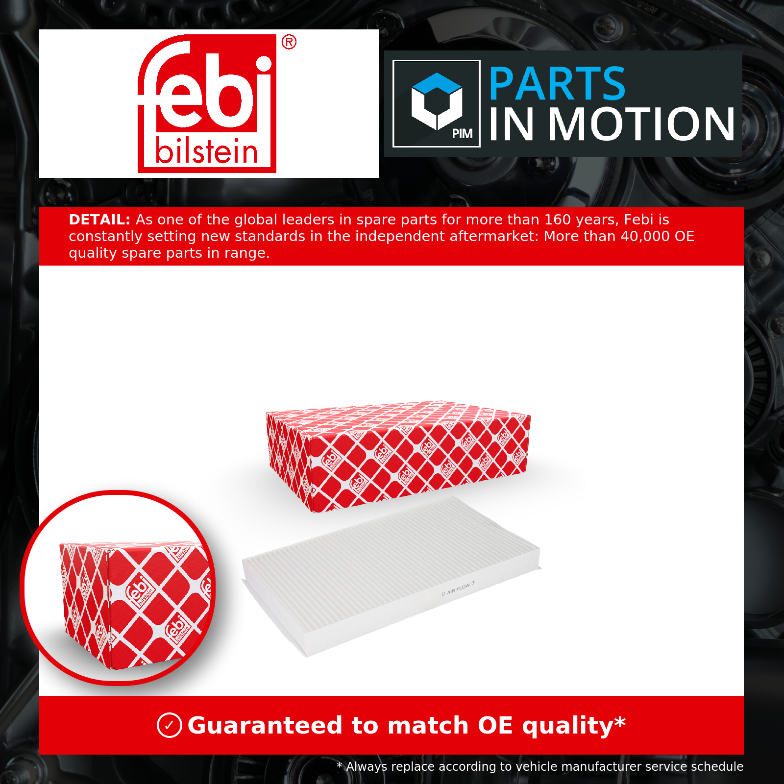 Febi Pollen / Cabin Filter 31167 [PM571098]