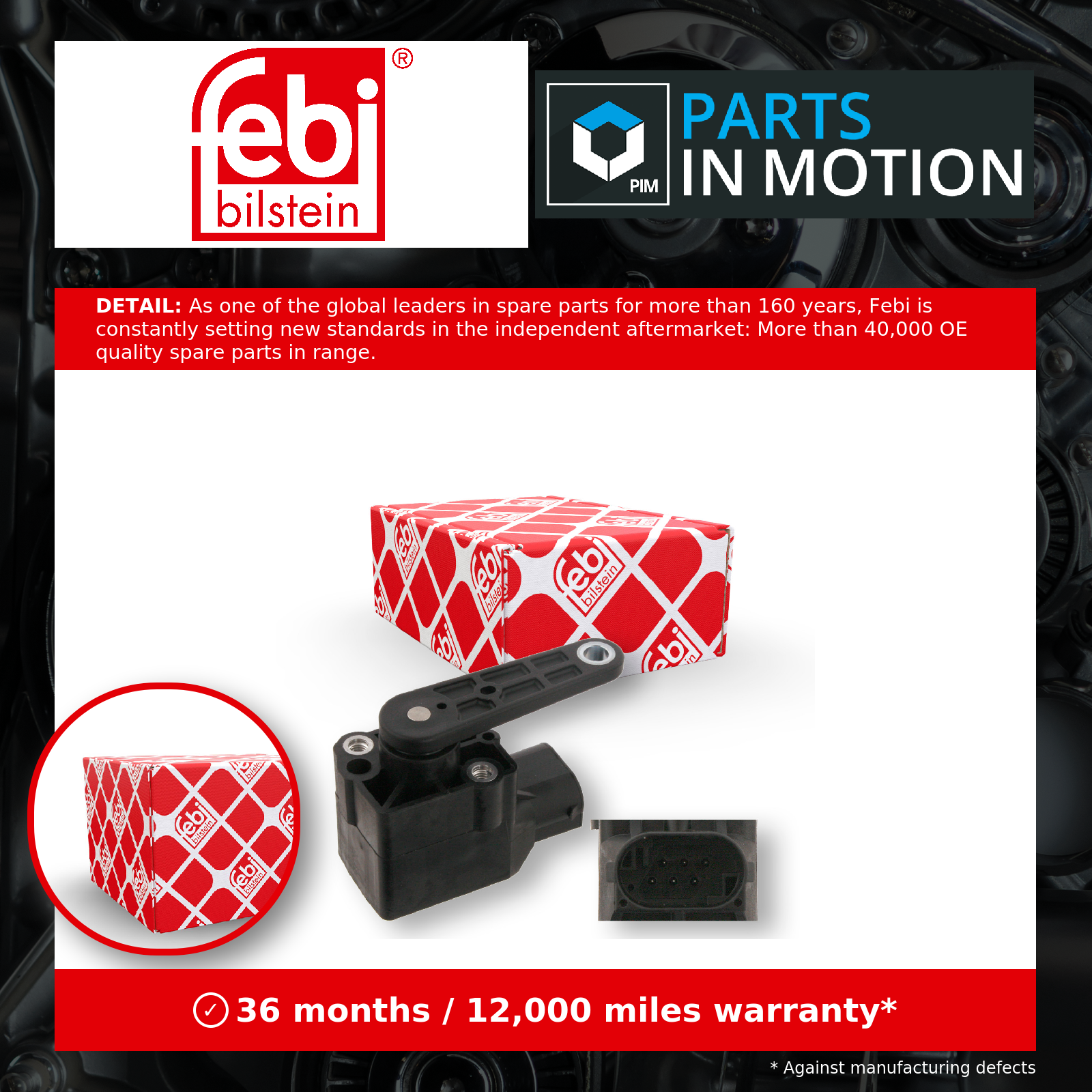 Febi Headlight Level Sensor 32328 [PM572432]