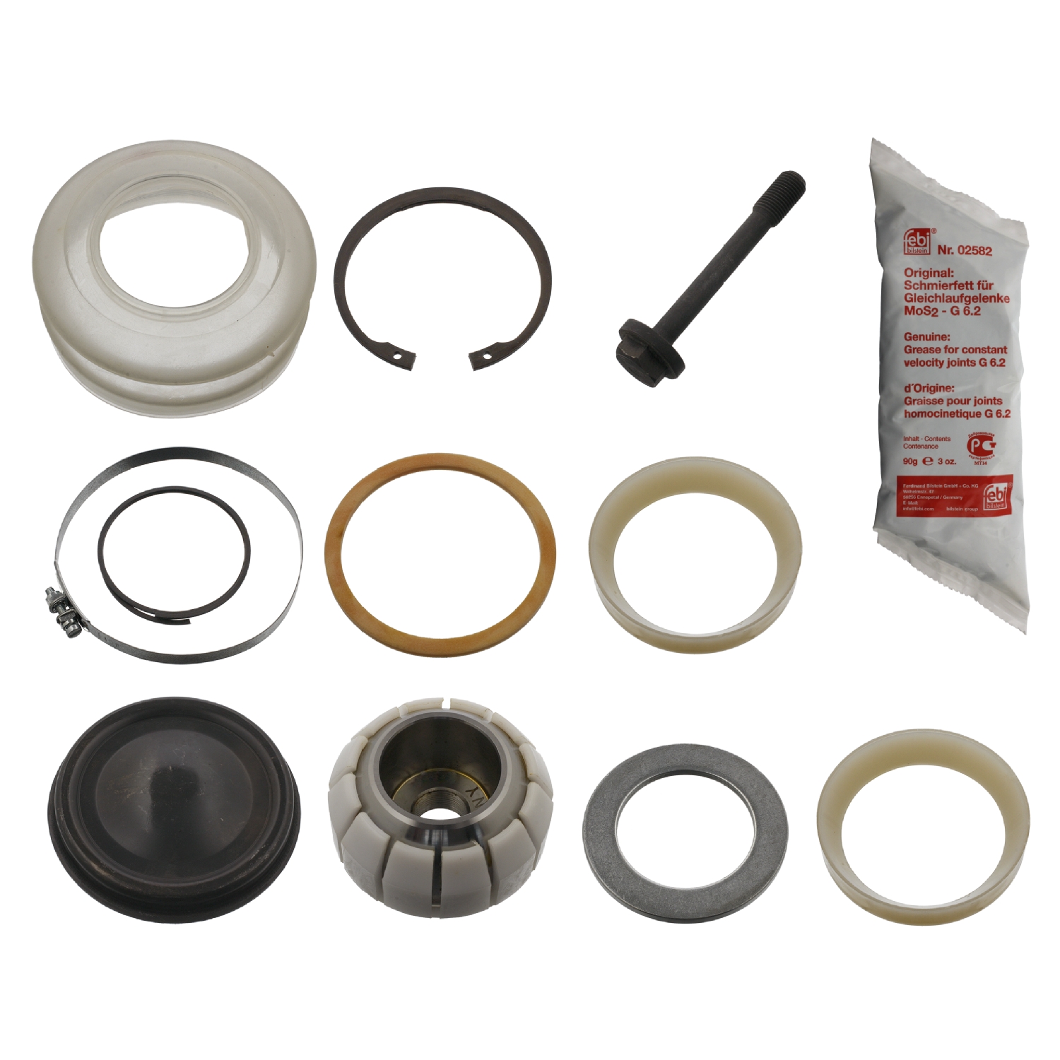 Febi 08959 Axle Rod Repair Kit Rear Upper