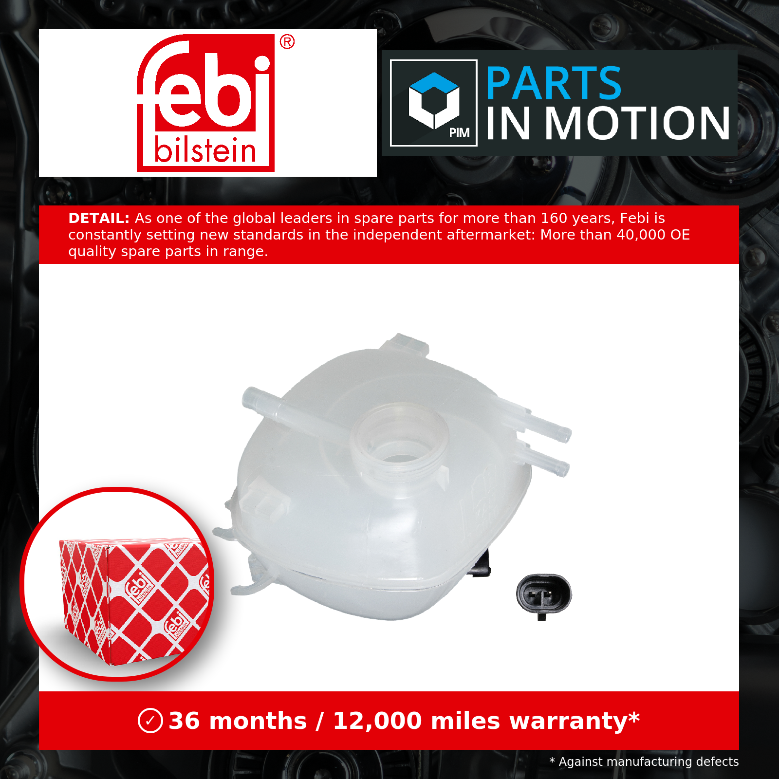 Febi Coolant Expansion Tank 47893 [PM916431]