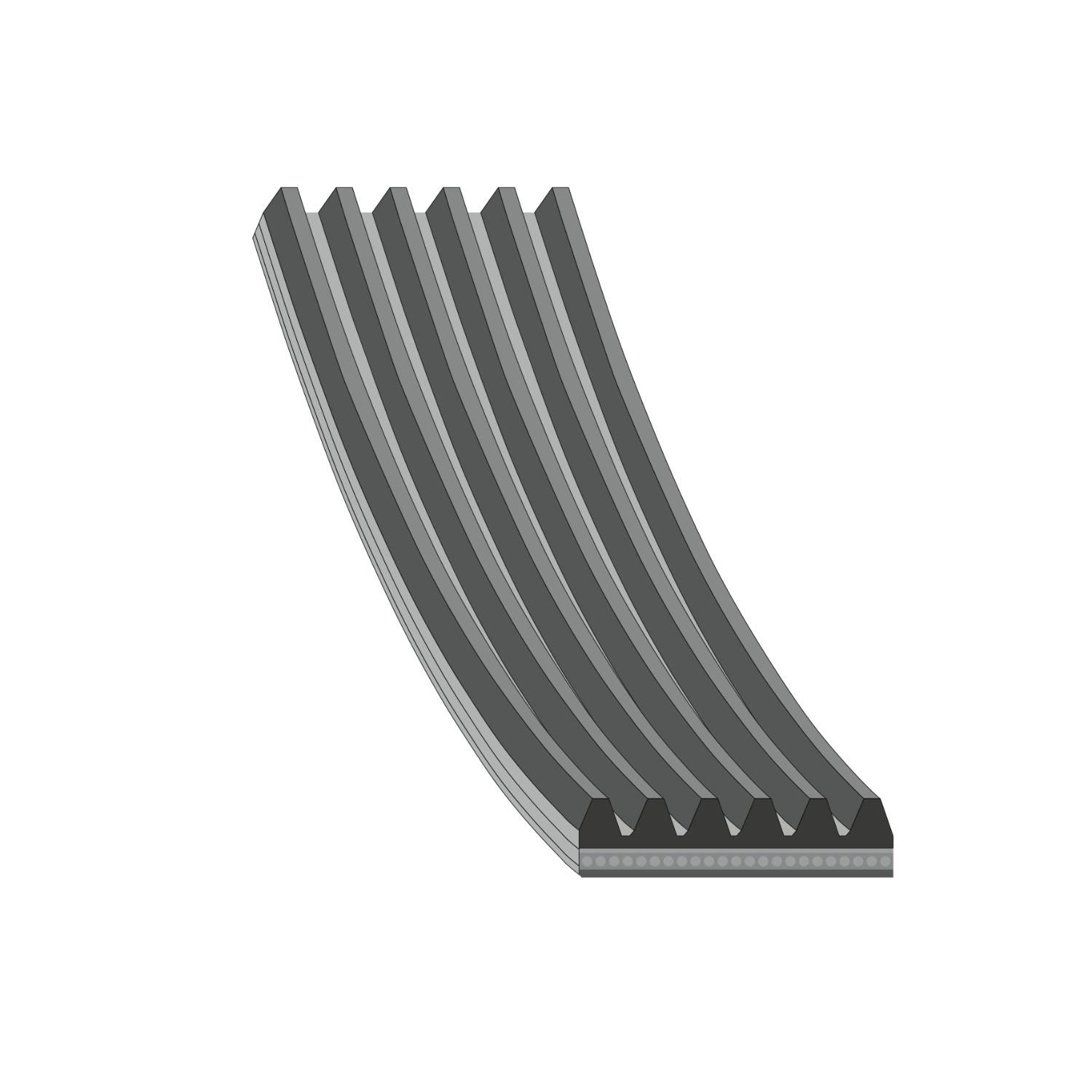 Febi 38431 6 Rib Multi V Drive Belt