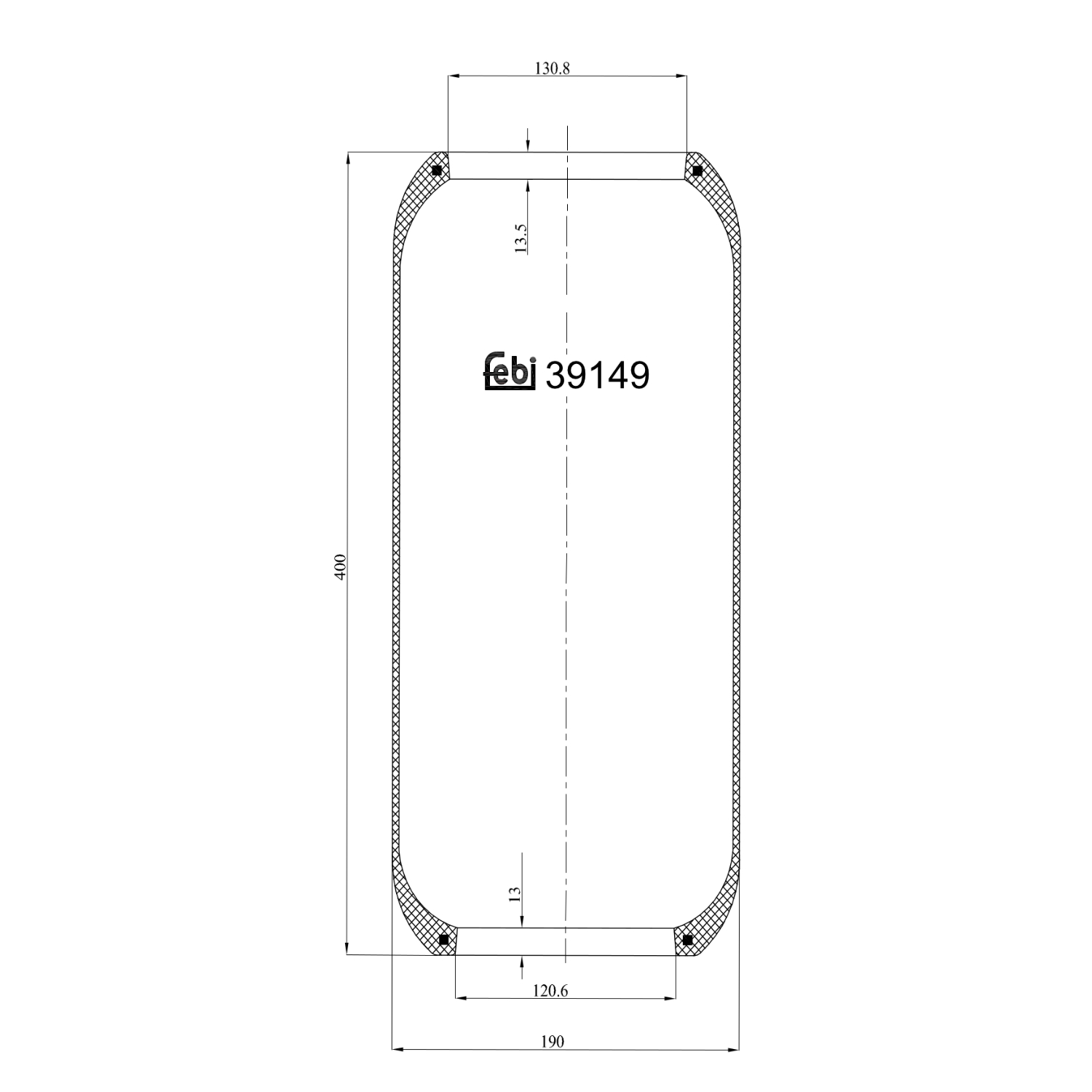 Febi 39149 Air Suspension Spring