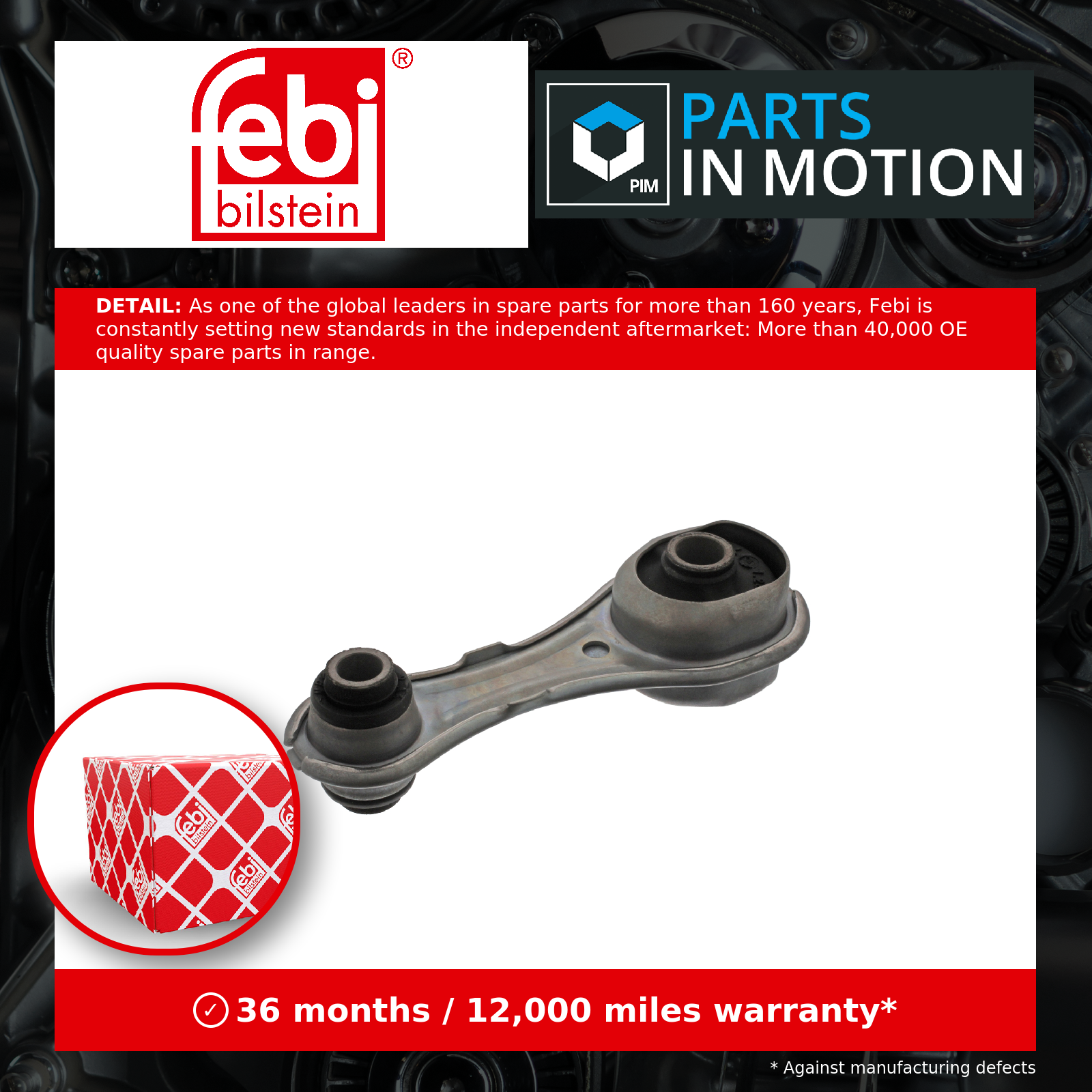 Febi Engine / Gearbox Mount Rear 45414 [PM968181]
