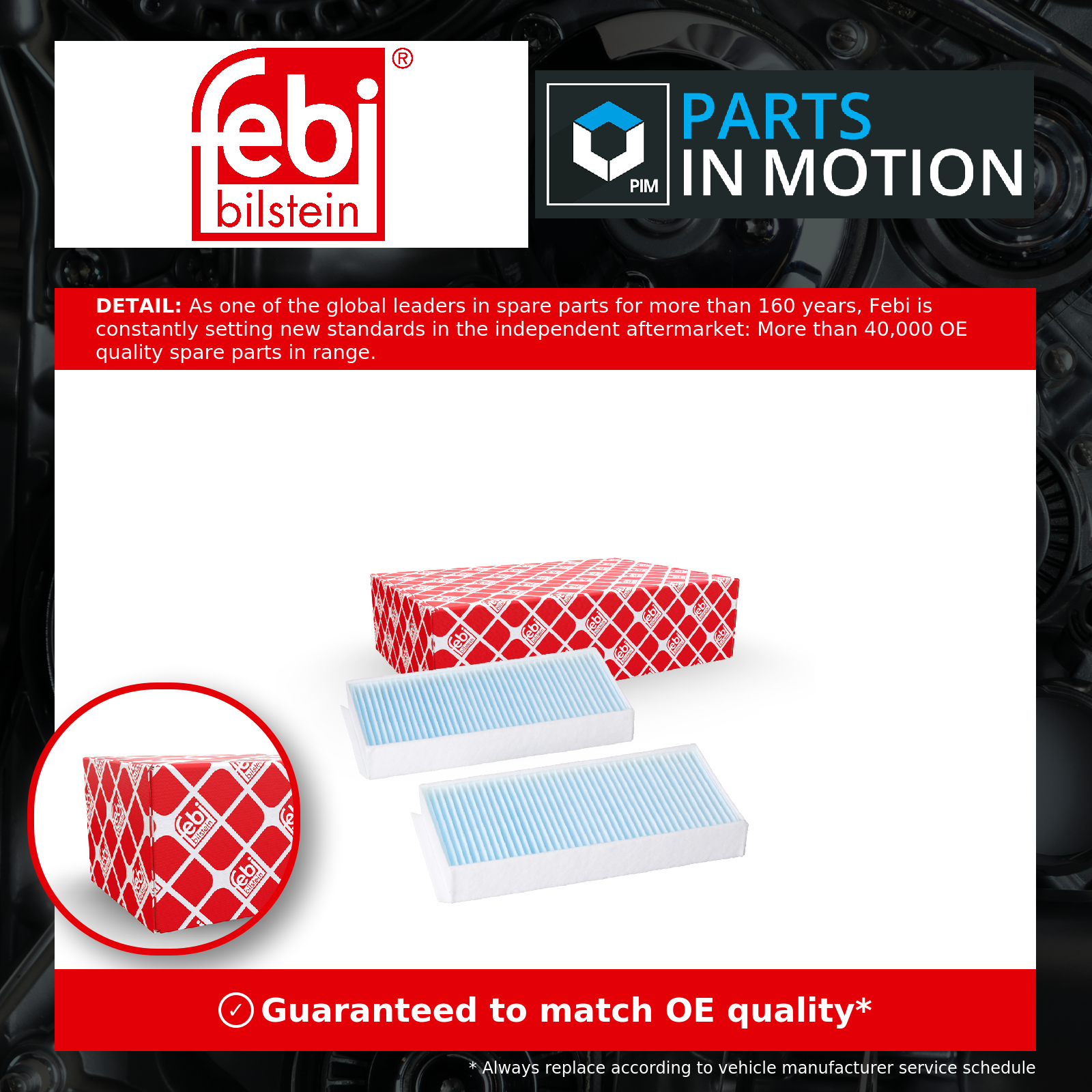 Febi Pollen / Cabin Filter 45881 [PM968571]