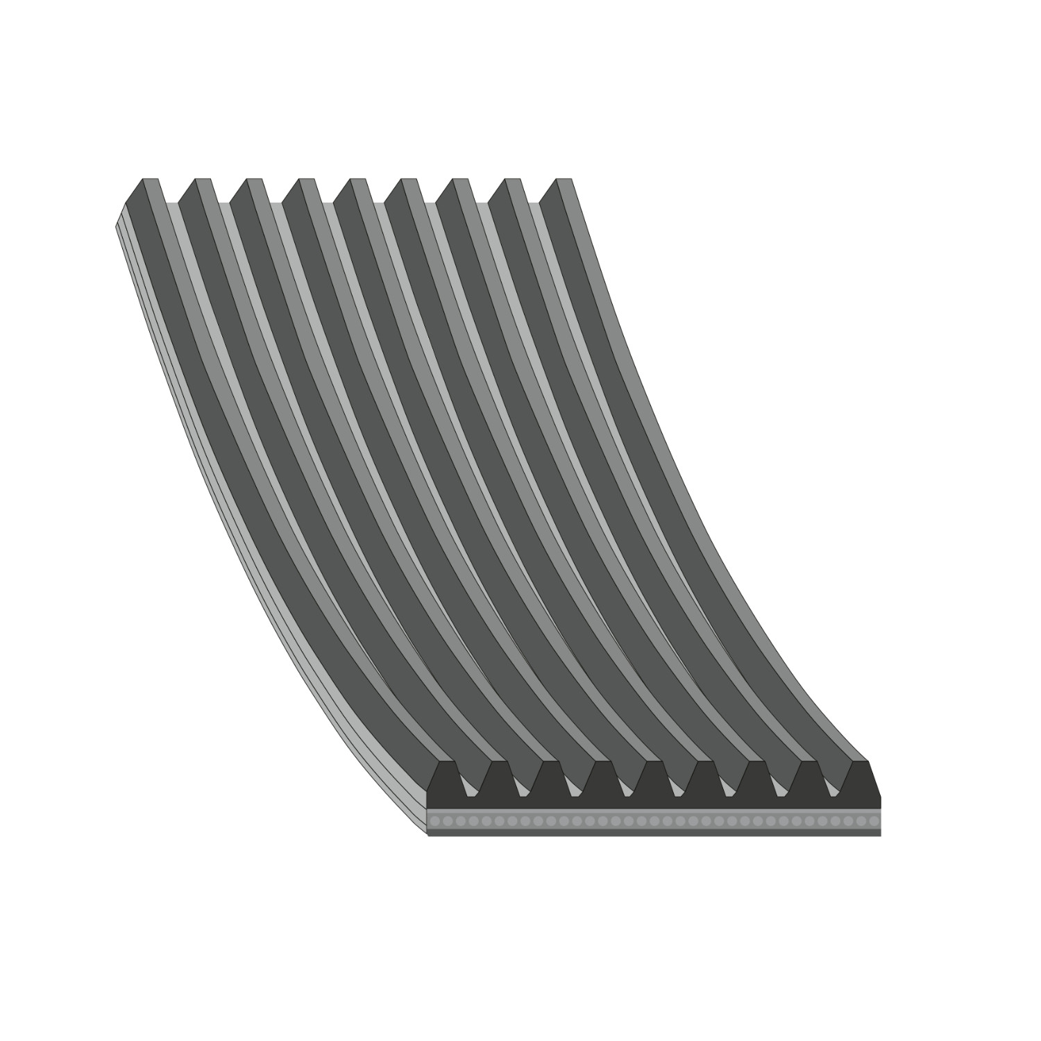 Febi 47146 9 Rib Multi V Drive Belt