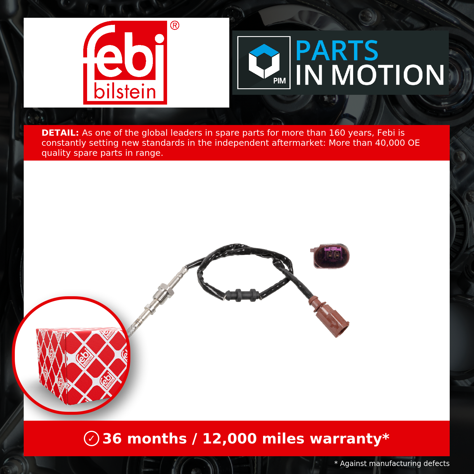 Febi Exhaust Temperature Sensor After DPF 48844 [PM970913]