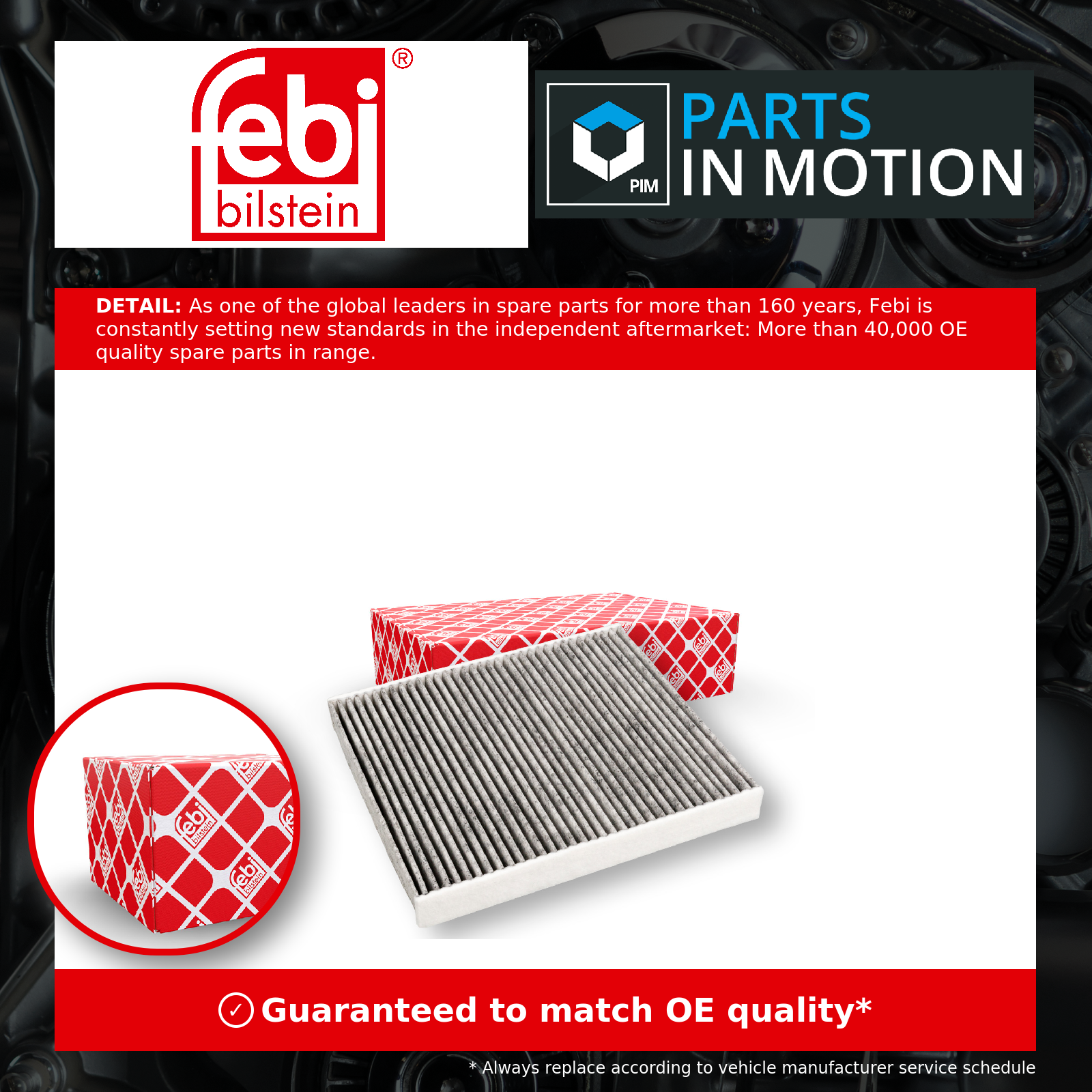 Febi Pollen / Cabin Filter 104811 [PM1649258]