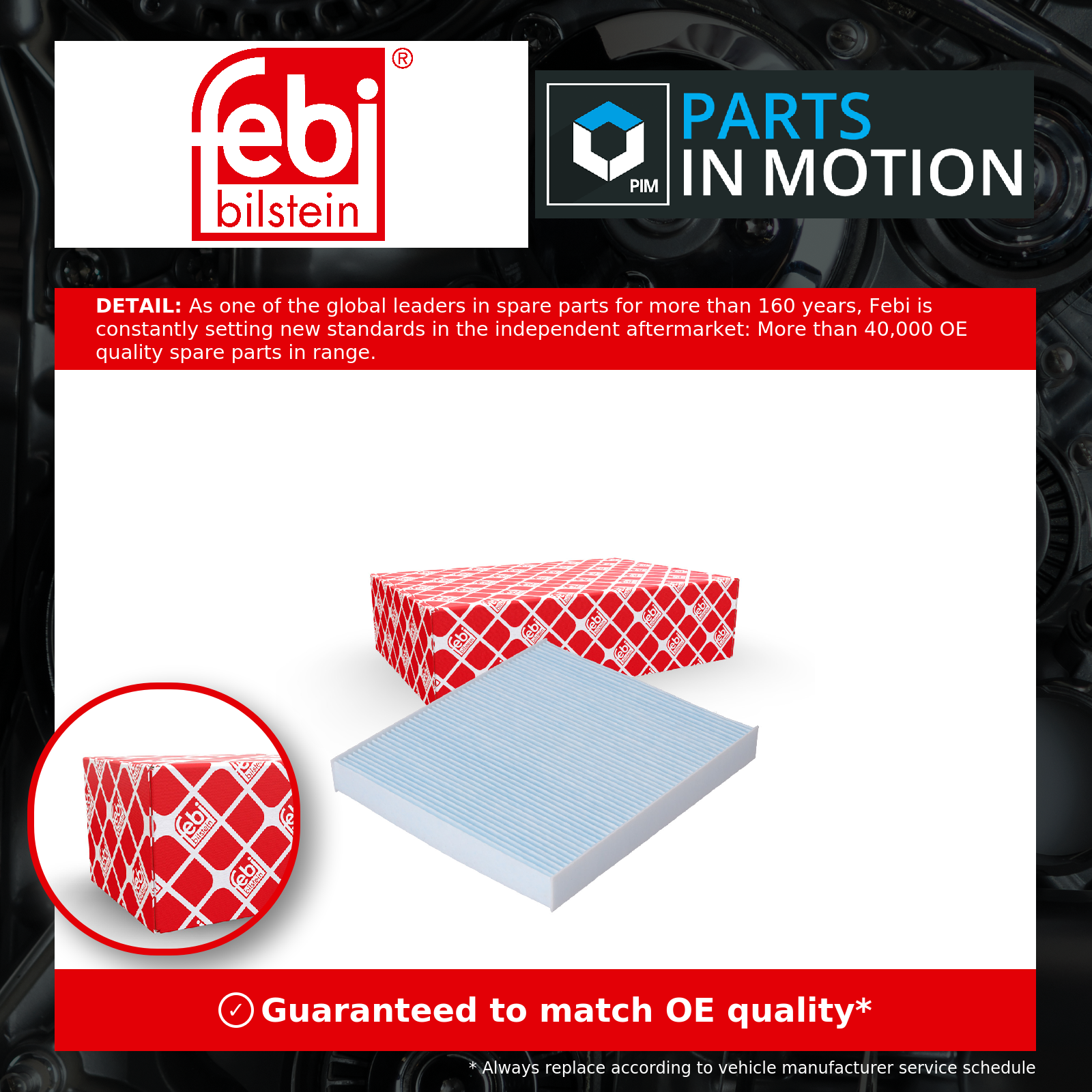 Febi Pollen / Cabin Filter 105816 [PM1649513]