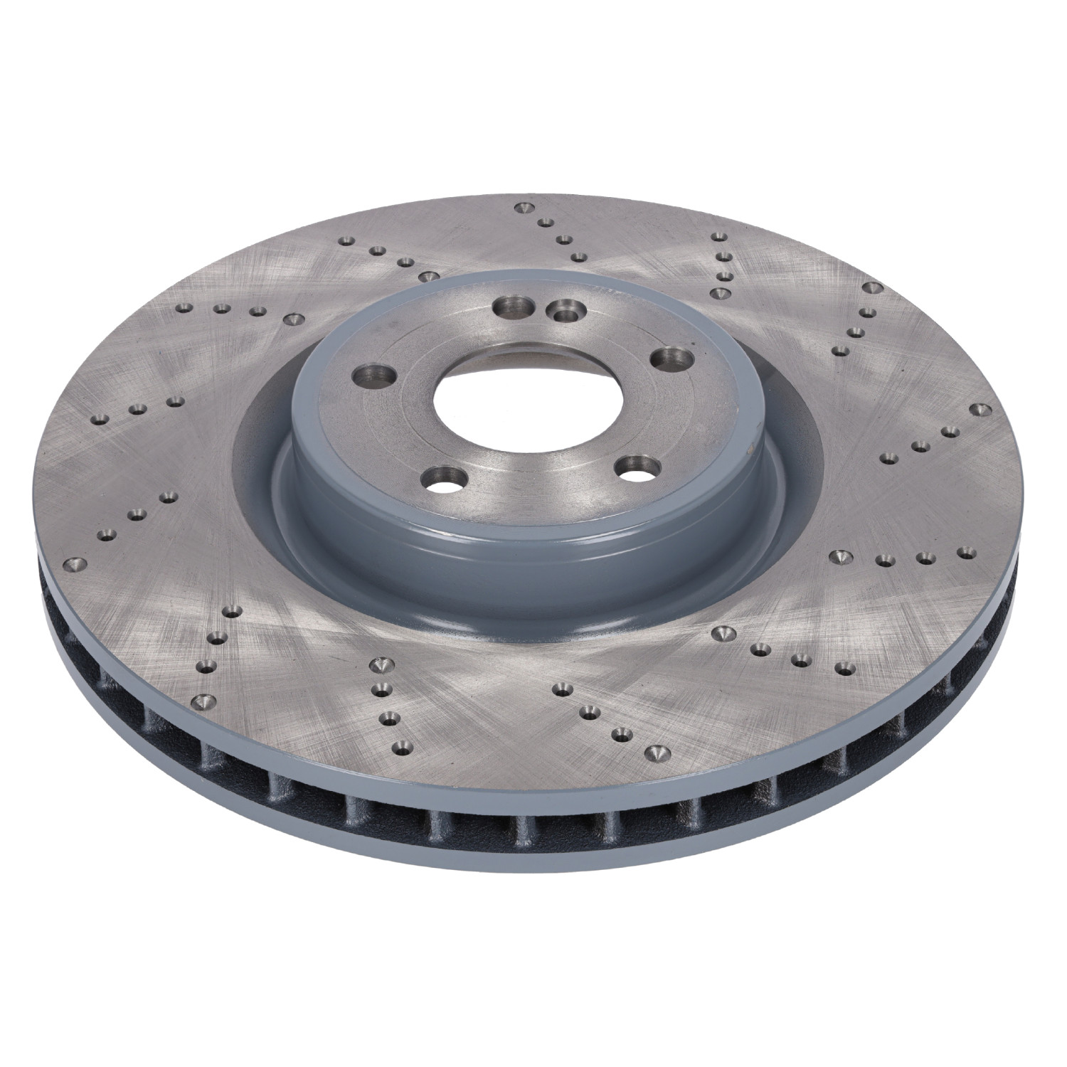 Febi 107510 2x Brake Discs Pair Vented