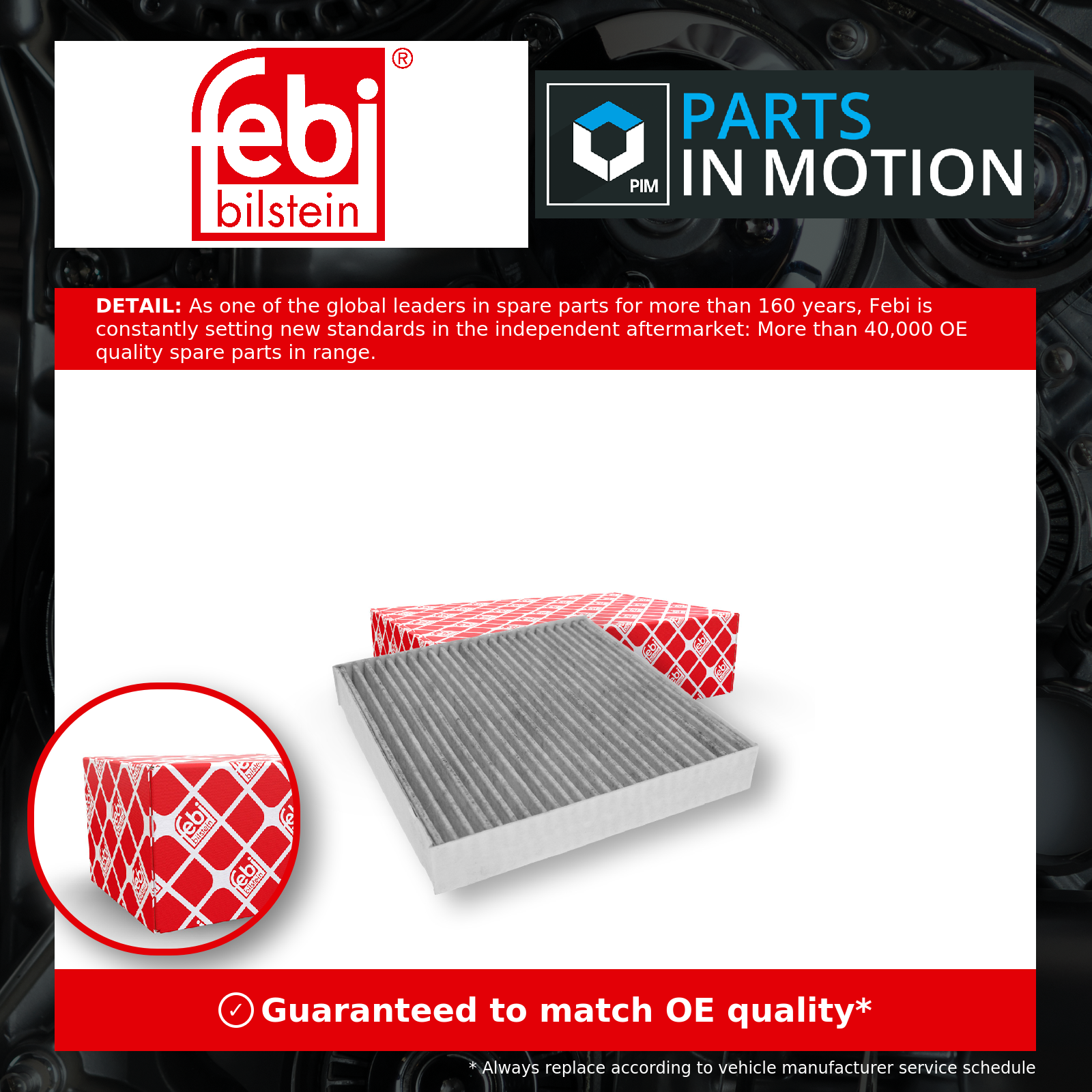 Febi Pollen / Cabin Filter 108301 [PM1766656]