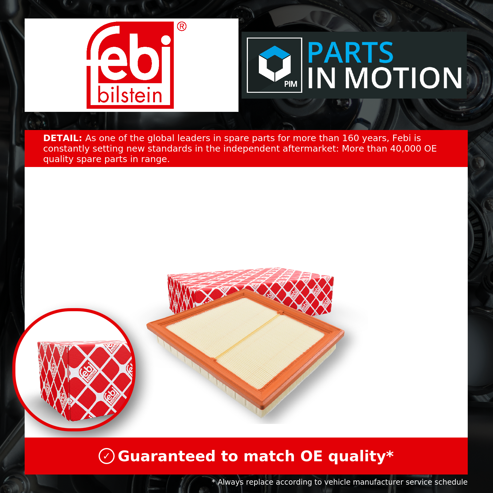Febi Air Filter 109203 [PM1767501]