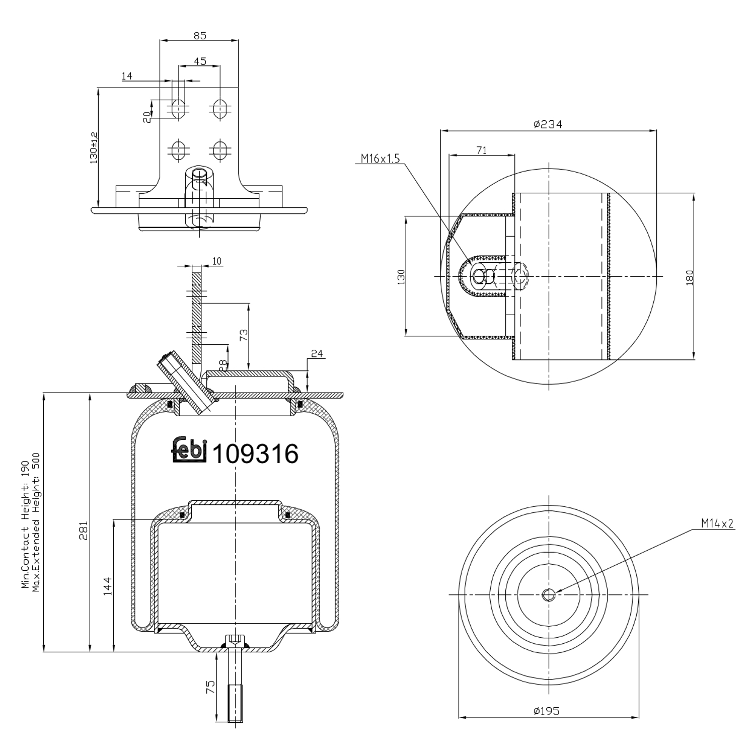 Febi 109316