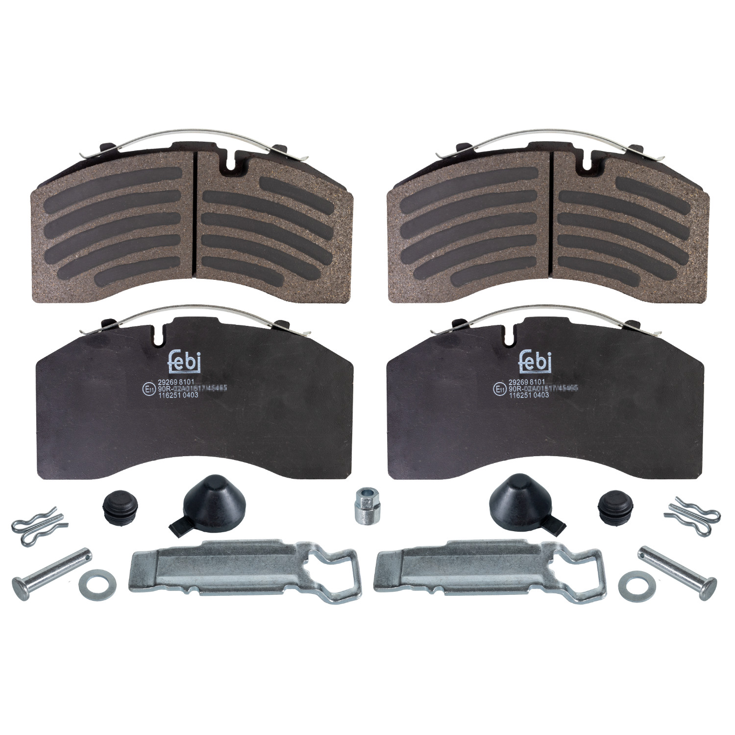Febi 116251 CV Brake Pads Rear