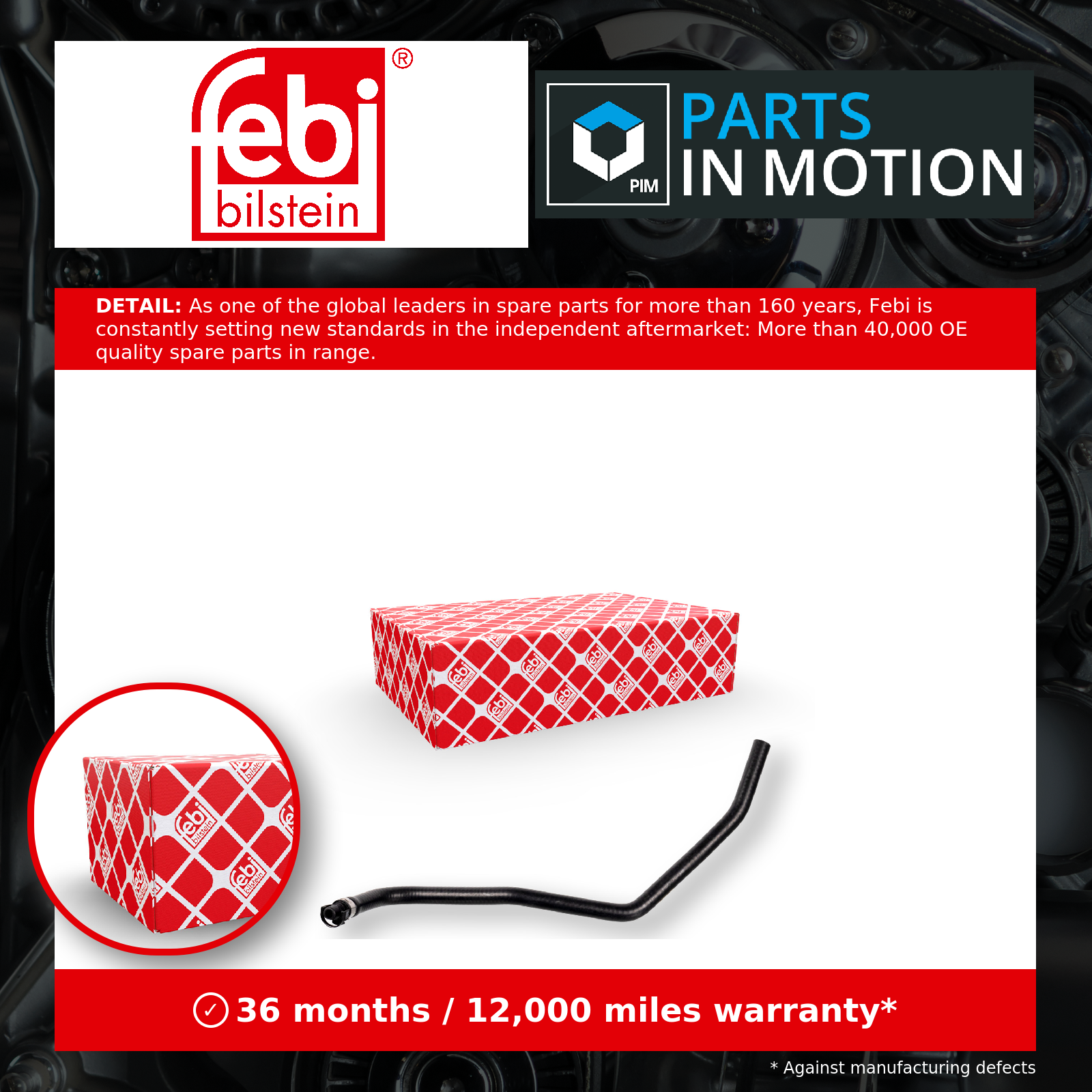 FEBI BILSTEIN 172963 Radiator Hose for Astra Zafira Cascada - Image 5