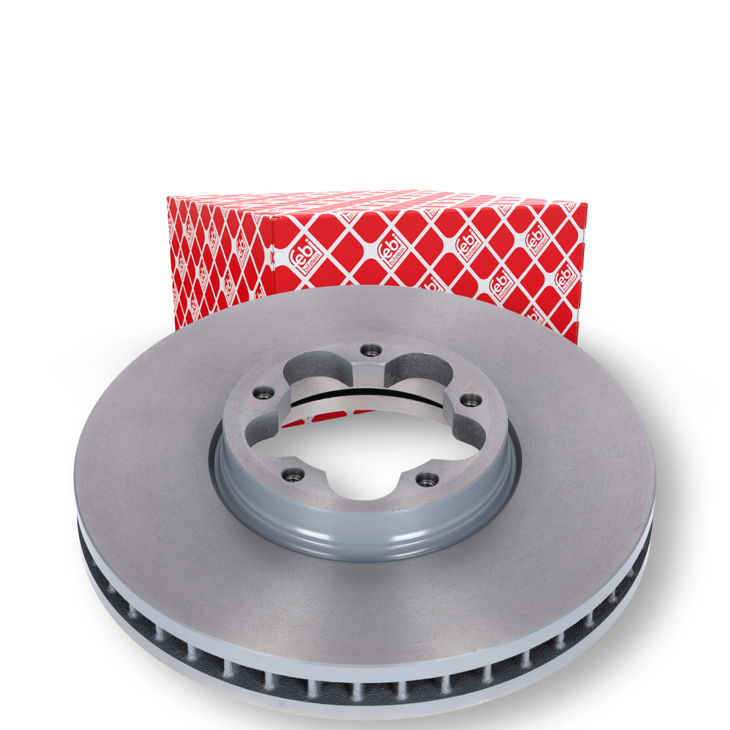Febi 178027 2x Brake Discs Pair Vented