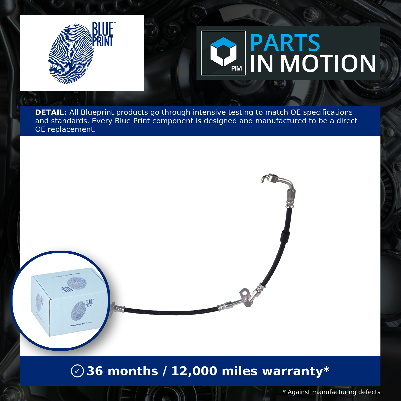 Blue Print Brake Hose Front Right ADBP530014 [PM2048453]