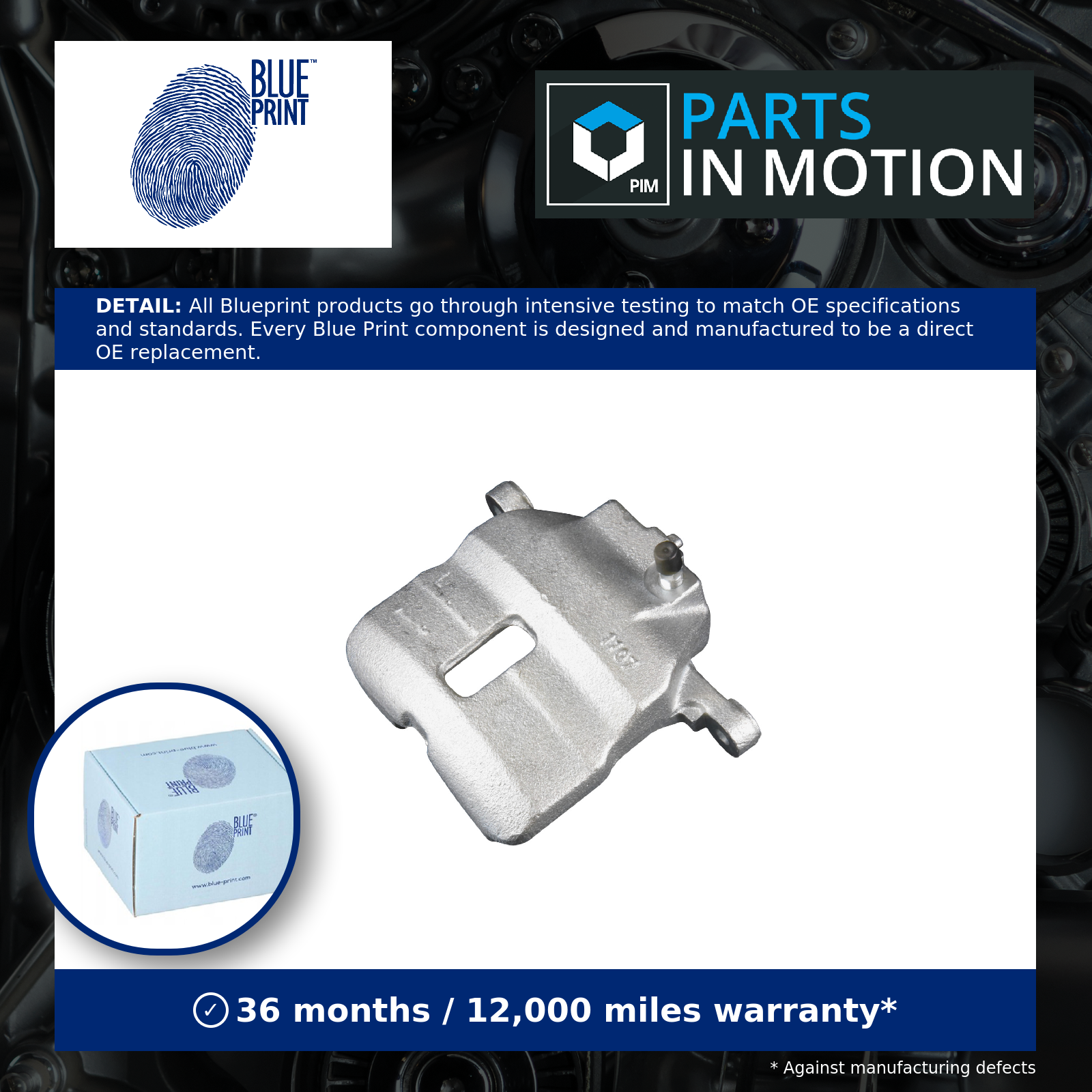 Blue Print Brake Caliper Front Left ADBP450043 [PM2049322]