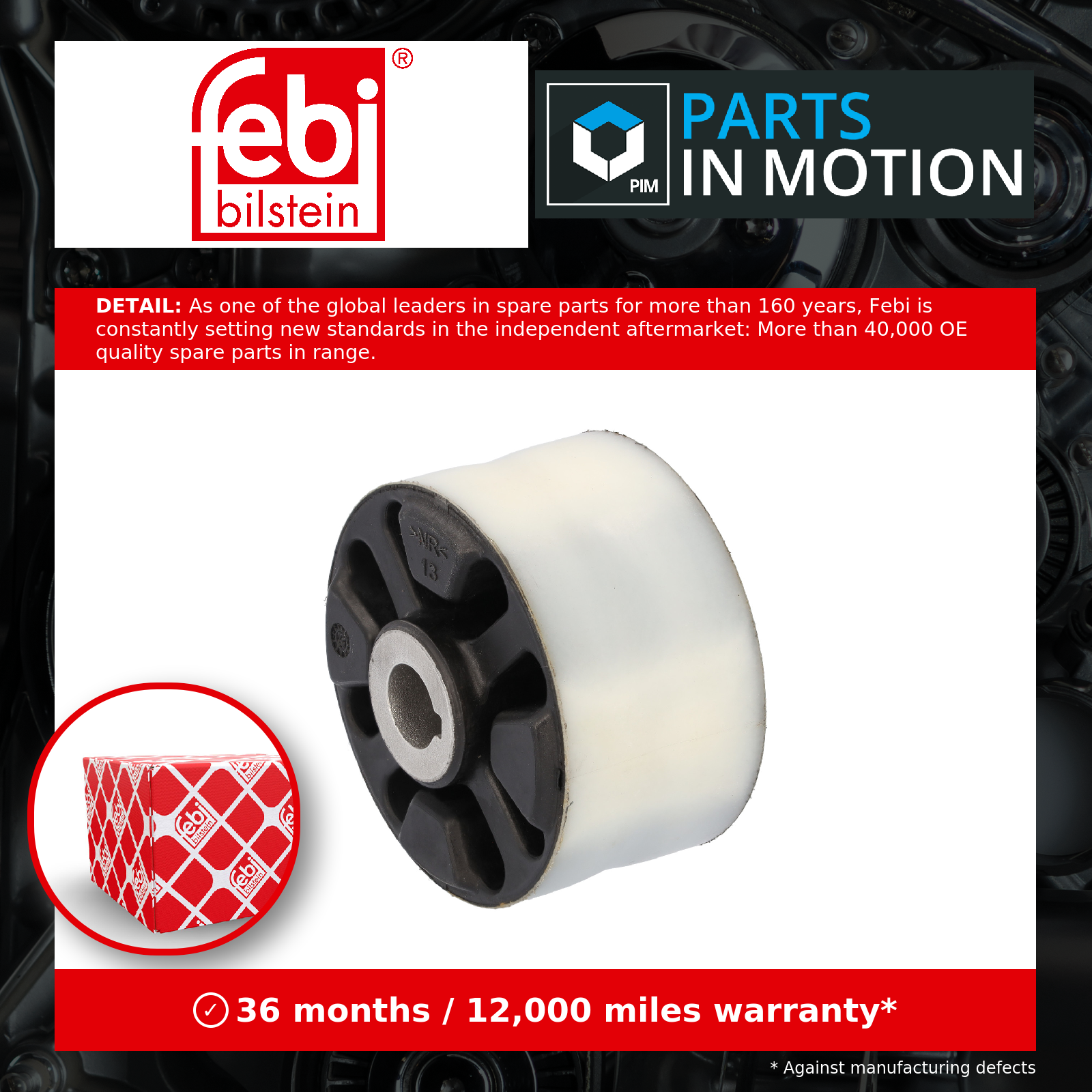 Febi Axle Beam Mount 186198 [PM2272663]