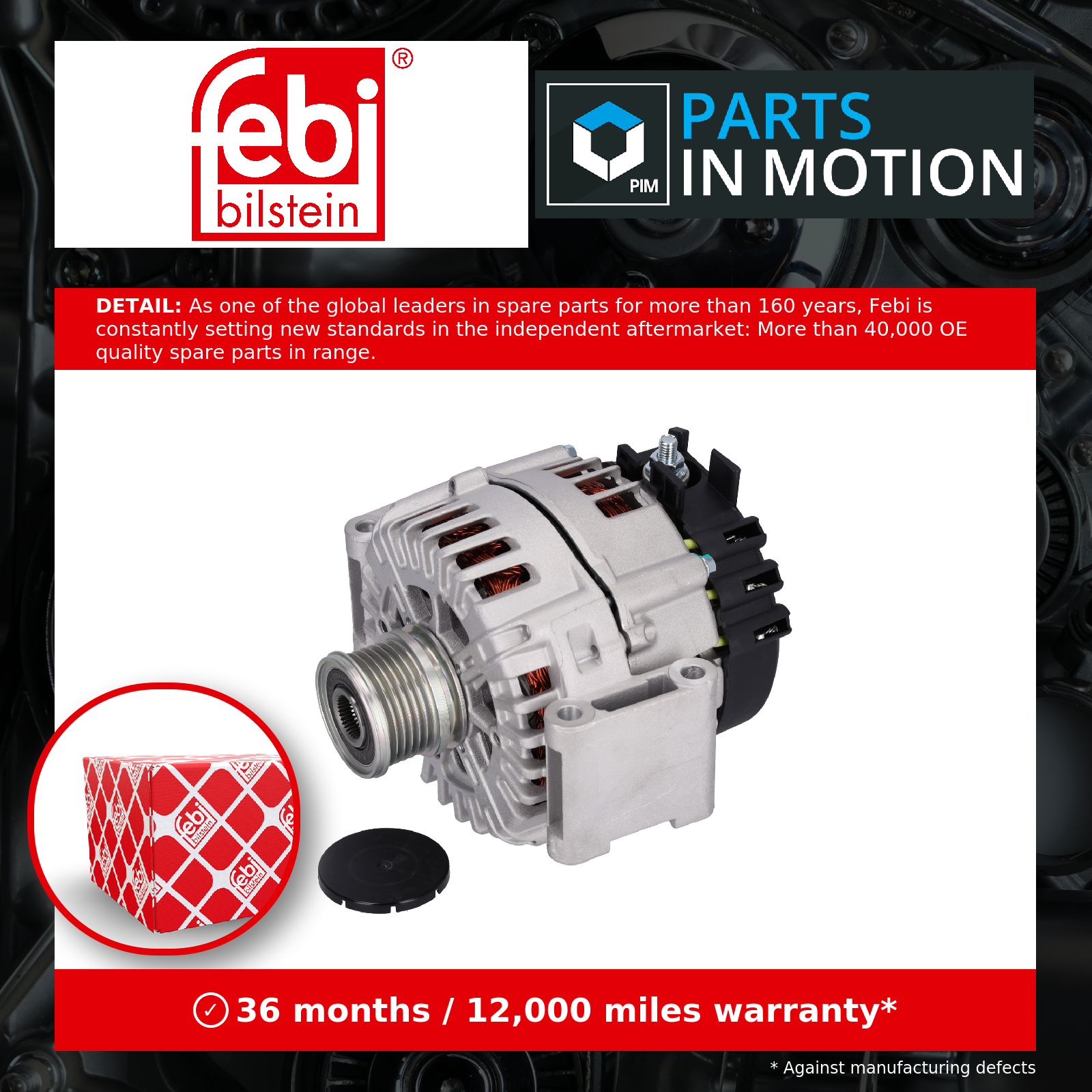 Febi Alternator 187802 [PM2357225]